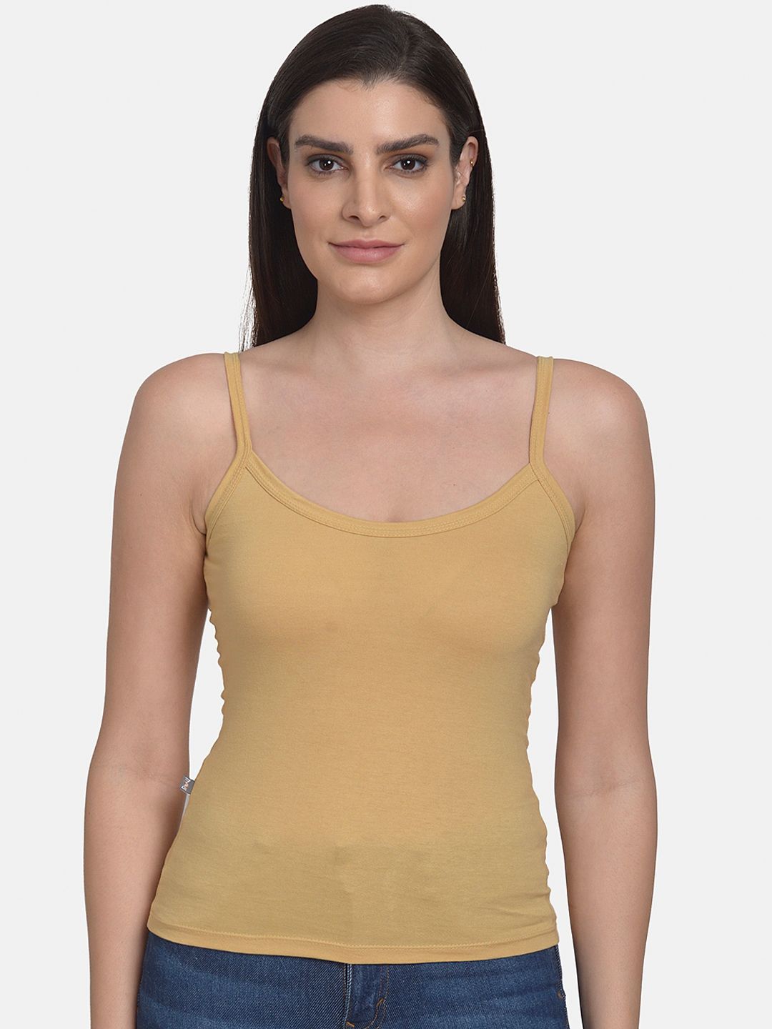 mod & shy Women Beige Solid Camisole-picture-18