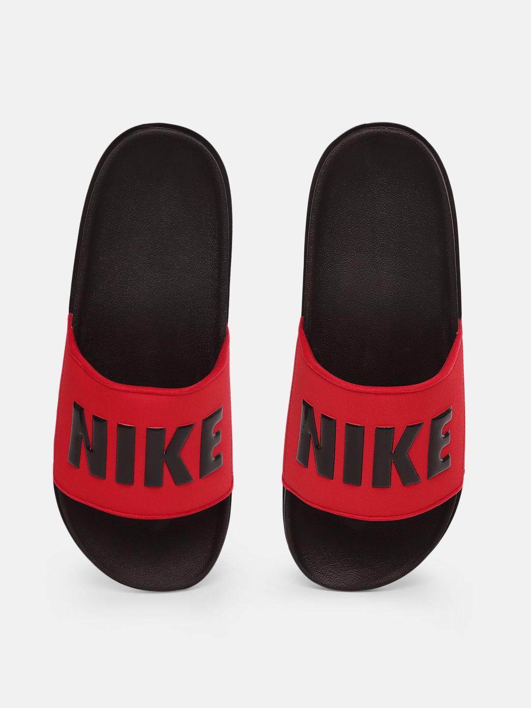 Buy Nike Nike Men Black Red Printed Sliders at Redfynd