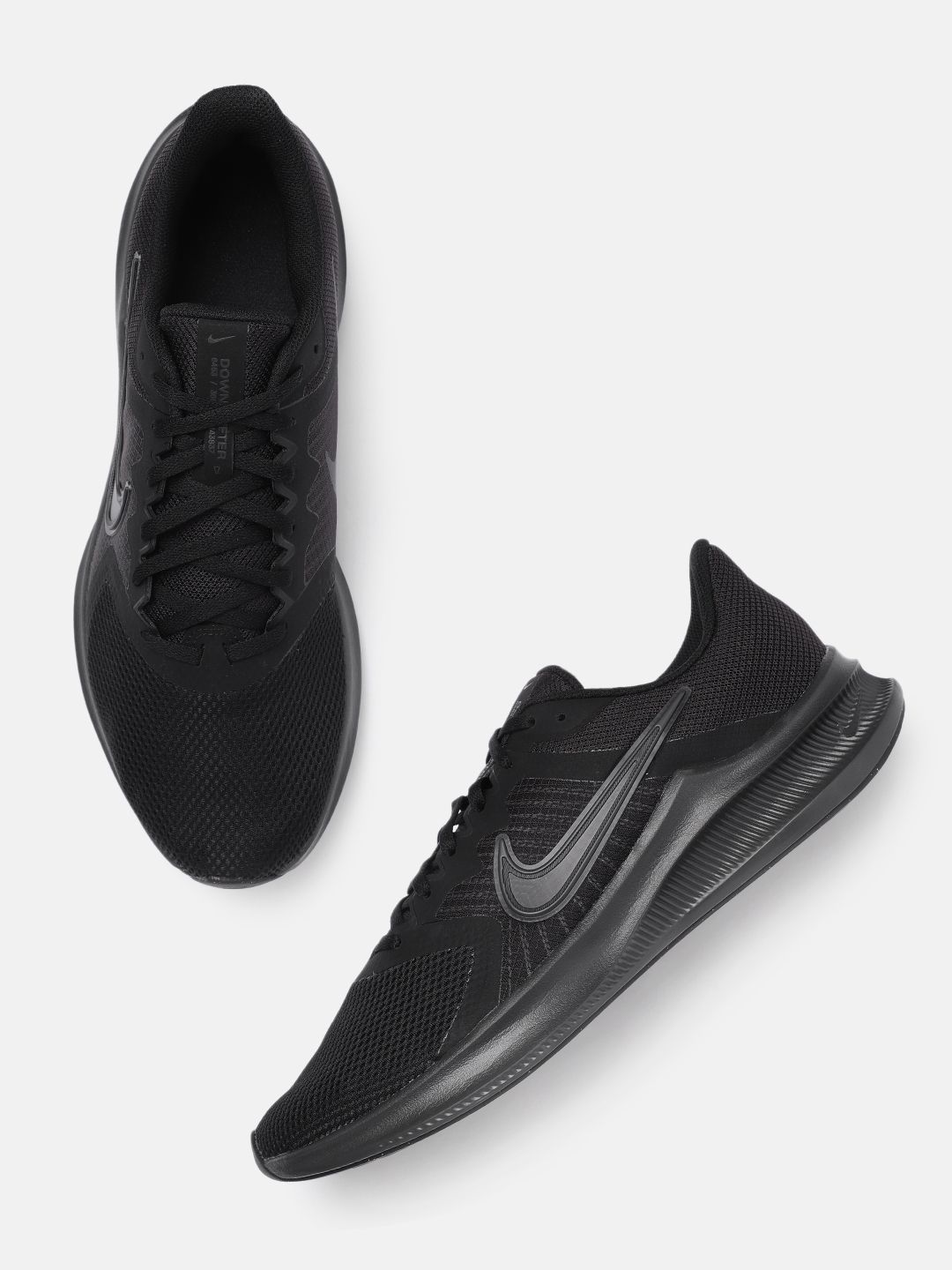 Buy Nike Nike Men Black Downshifter 11 Running Shoes at Redfynd