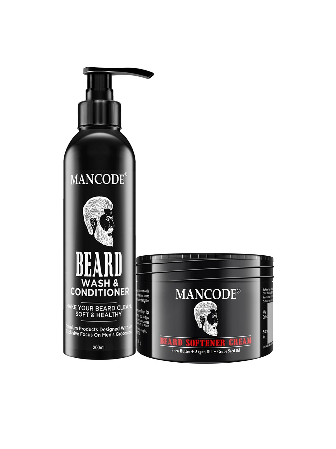 Mancode Beard Wash & Conditioner 200ml & Beard Softener Cream 100gm ( Combo of 2 )-image-37