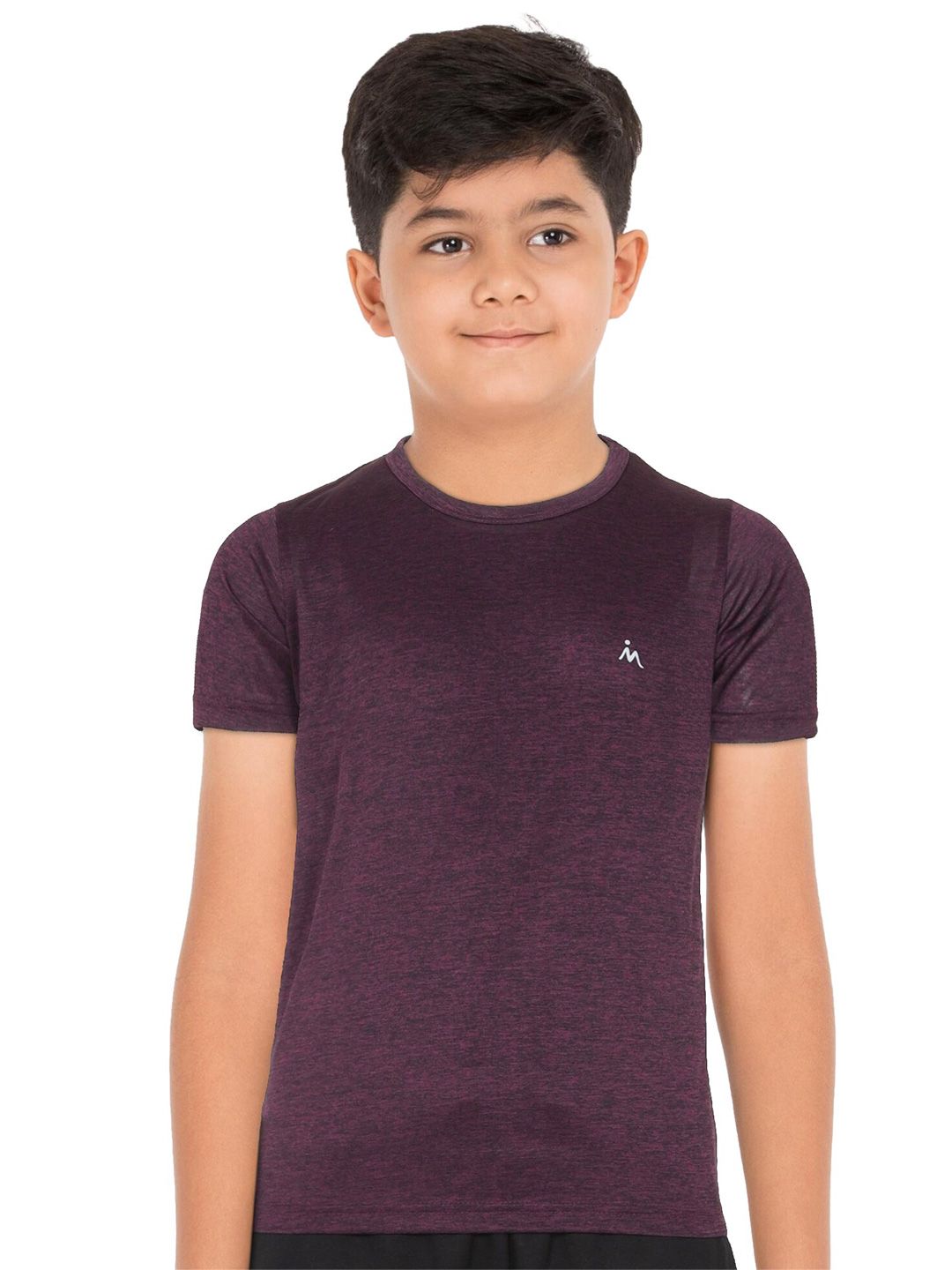 Masculino Latino Boys Burgundy T-shirt-picture-27