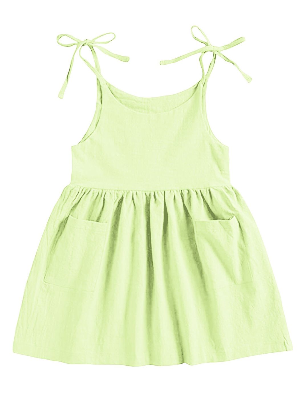 THE BABY ATELIER Girls Green Organic Cotton Nightdress-picture-12