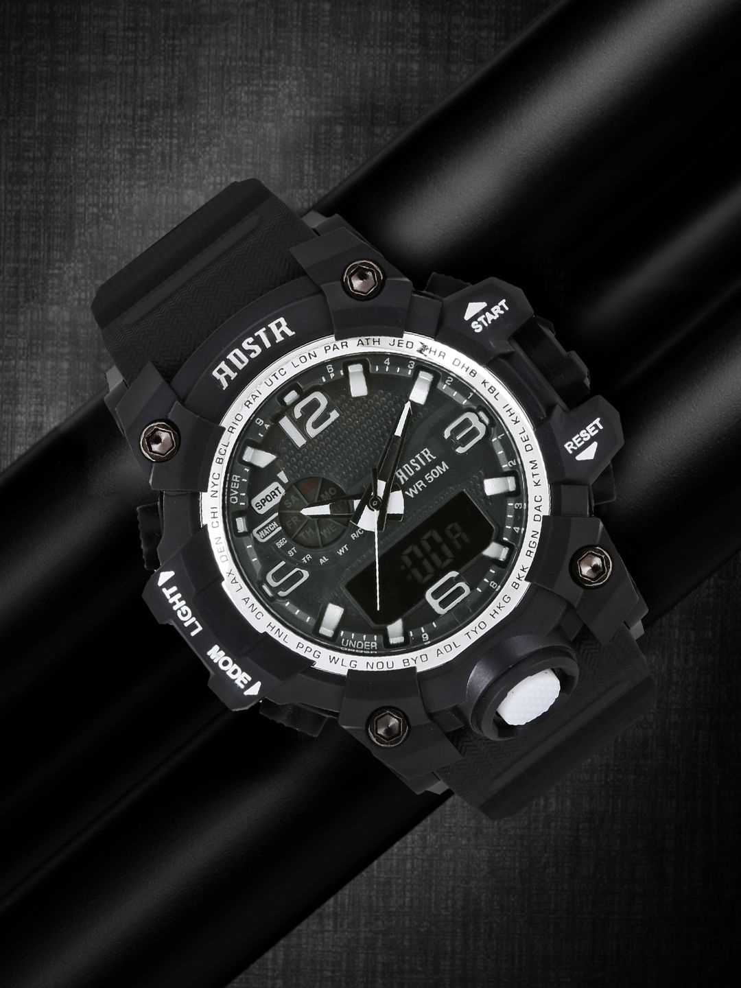 roadster RDSTR Men Charcoal Grey Chronograph Digital & Analogue Watch MFB-PN-WTH1606-B-picture-28