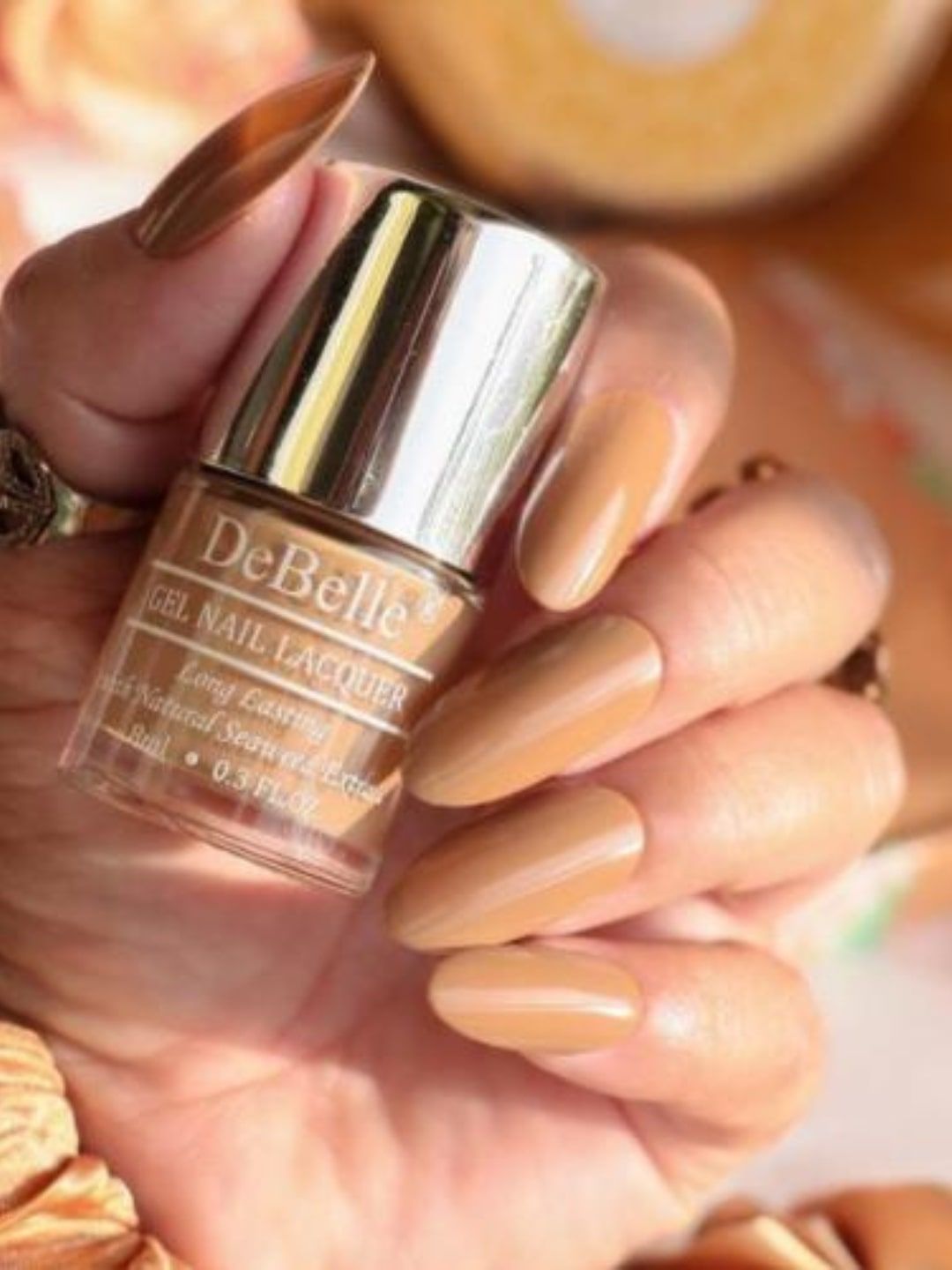 DeBelle Brown Gel Nail Lacquer - Caramel Auburn 8ml-image-30