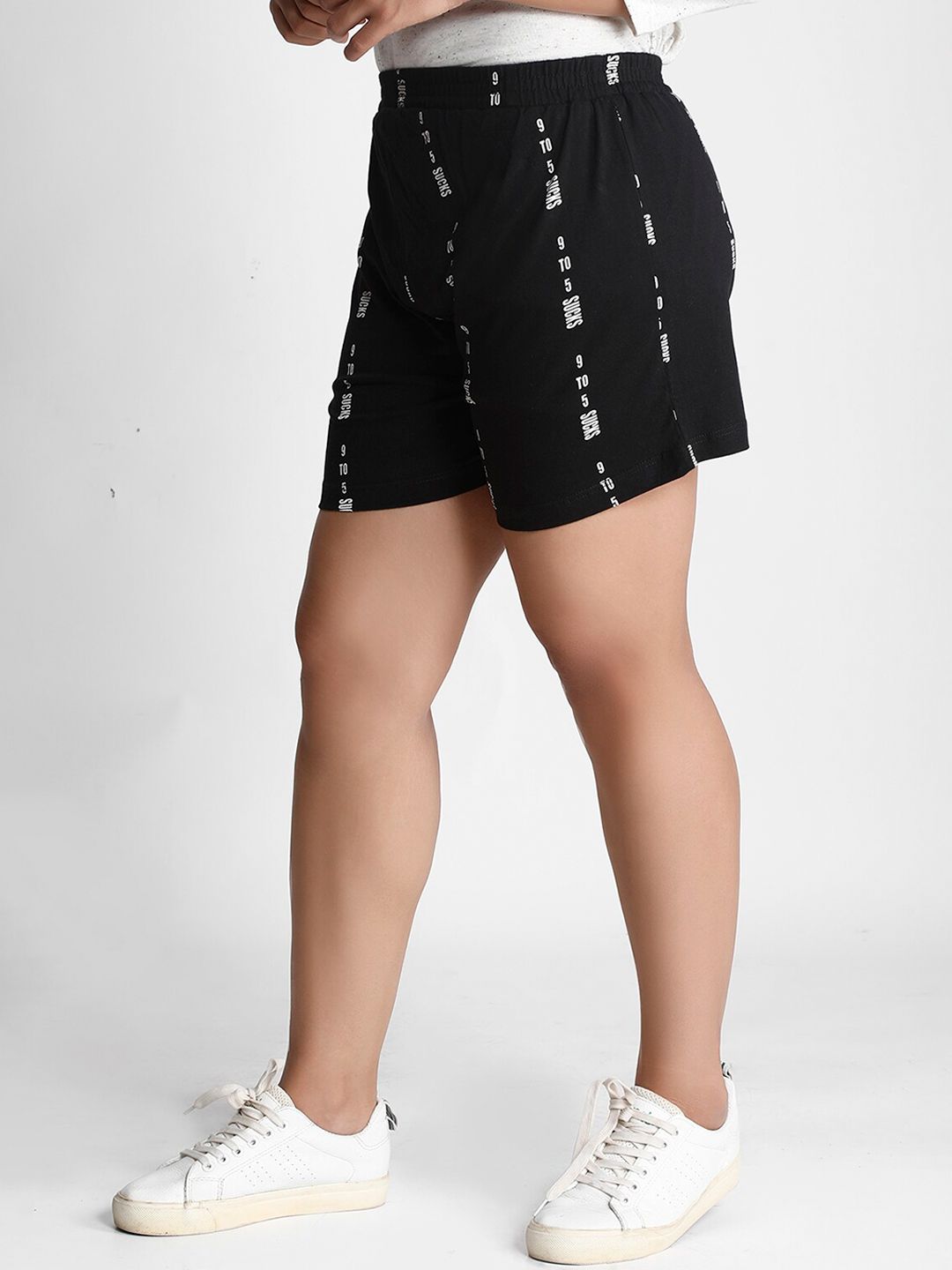 Dream of Glory Inc Women Black Printed Hot Pants Shorts-picture-41