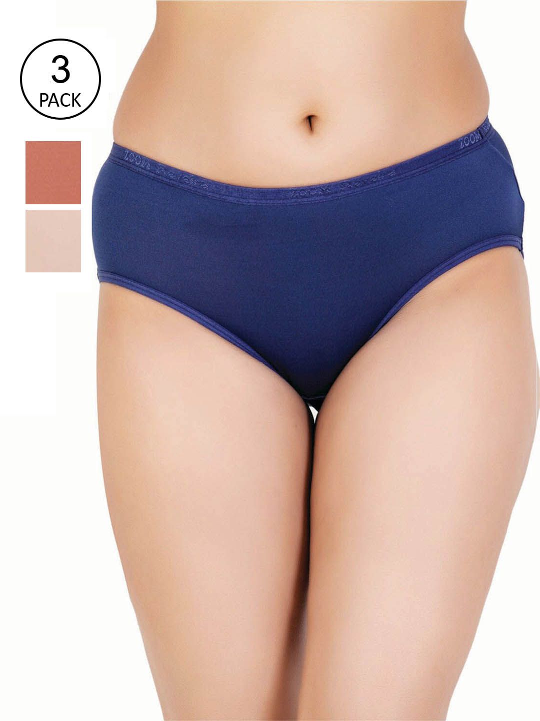 Reveira Women Pack Of 3 Assorted Hipster Briefs-picture-11