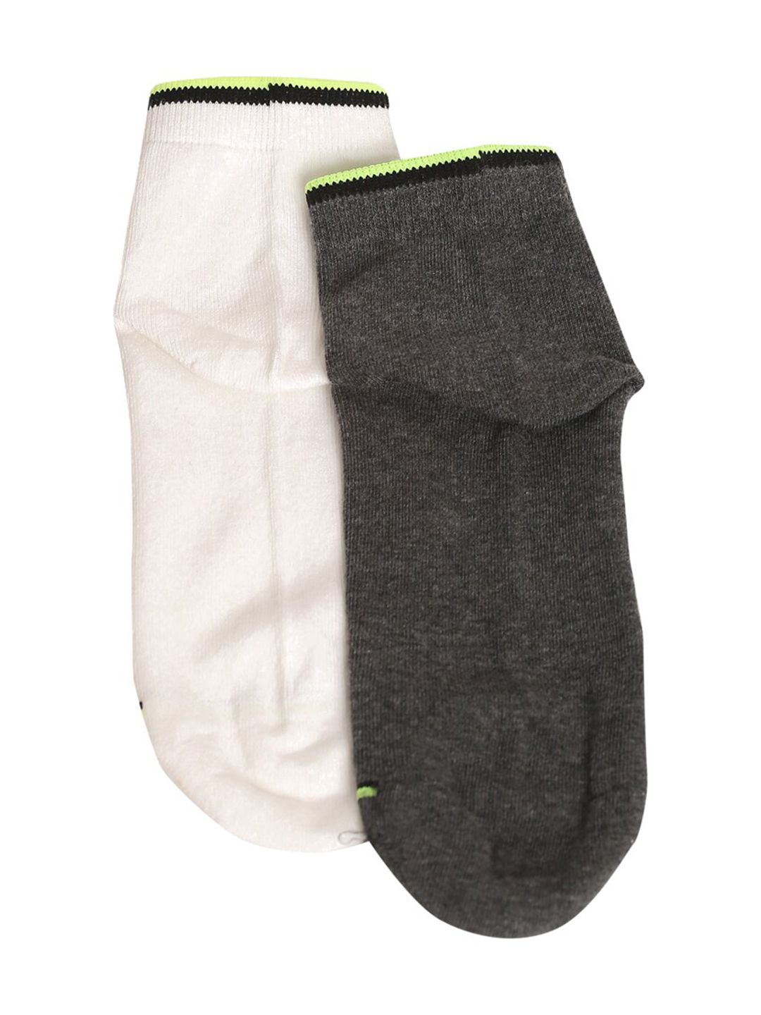 MUTAQINOTI Men Assorted Pack of 2 Solid Ankle Length Socks-picture-21