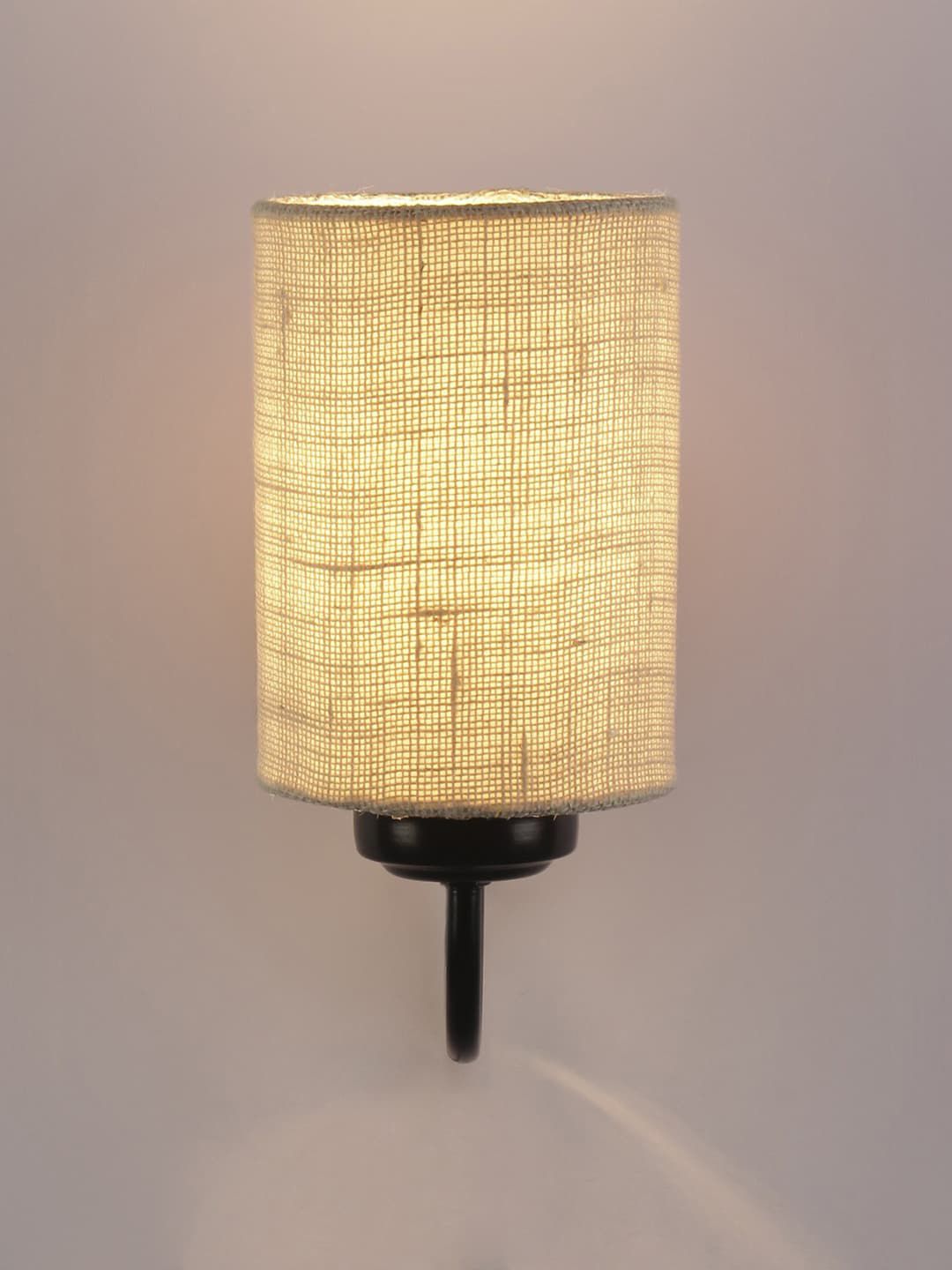Devansh White Fabric Wall Mounted Lamp