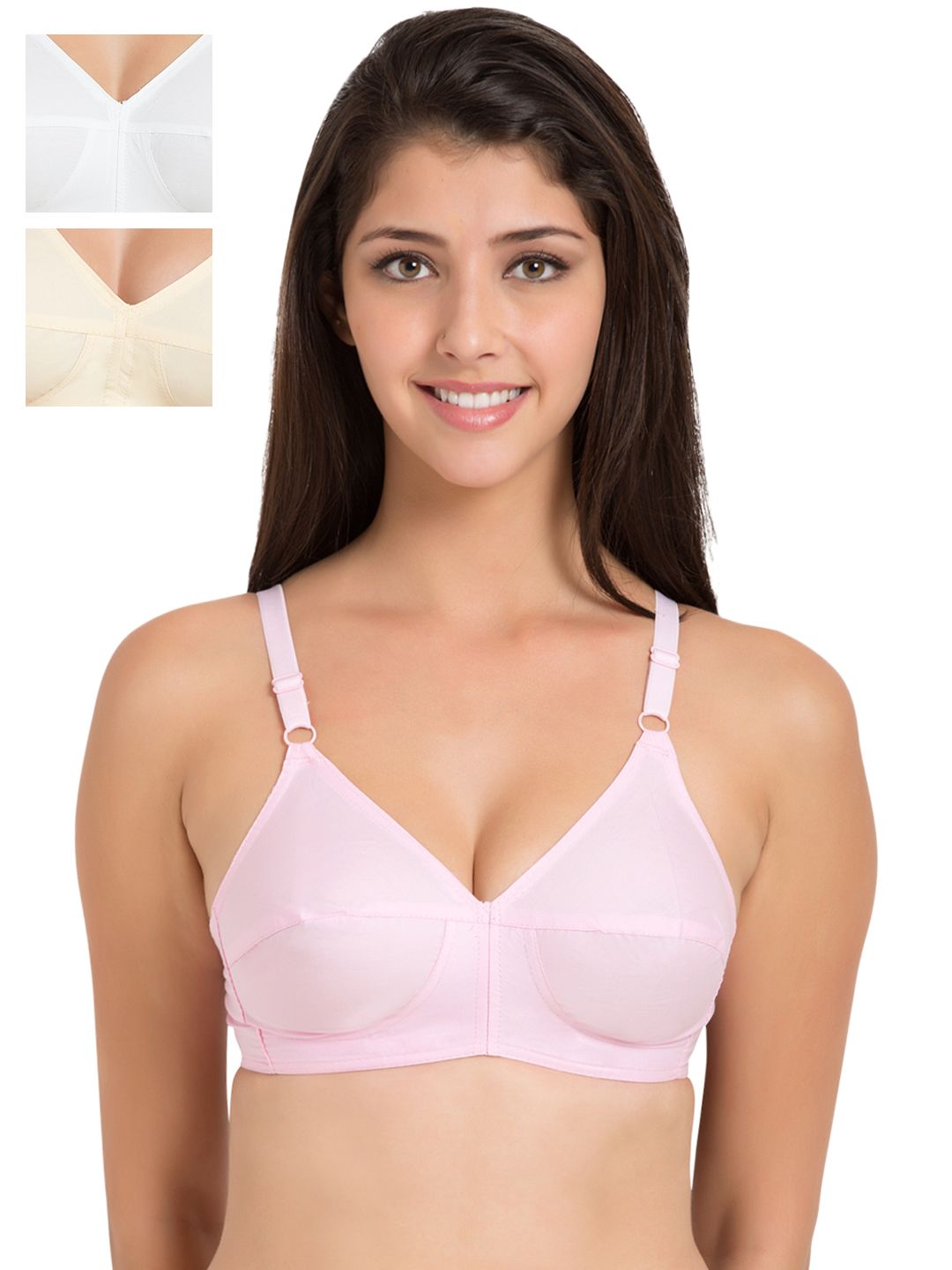 Souminie Pack of 3 Full-Coverage Bras SLY933-picture-35