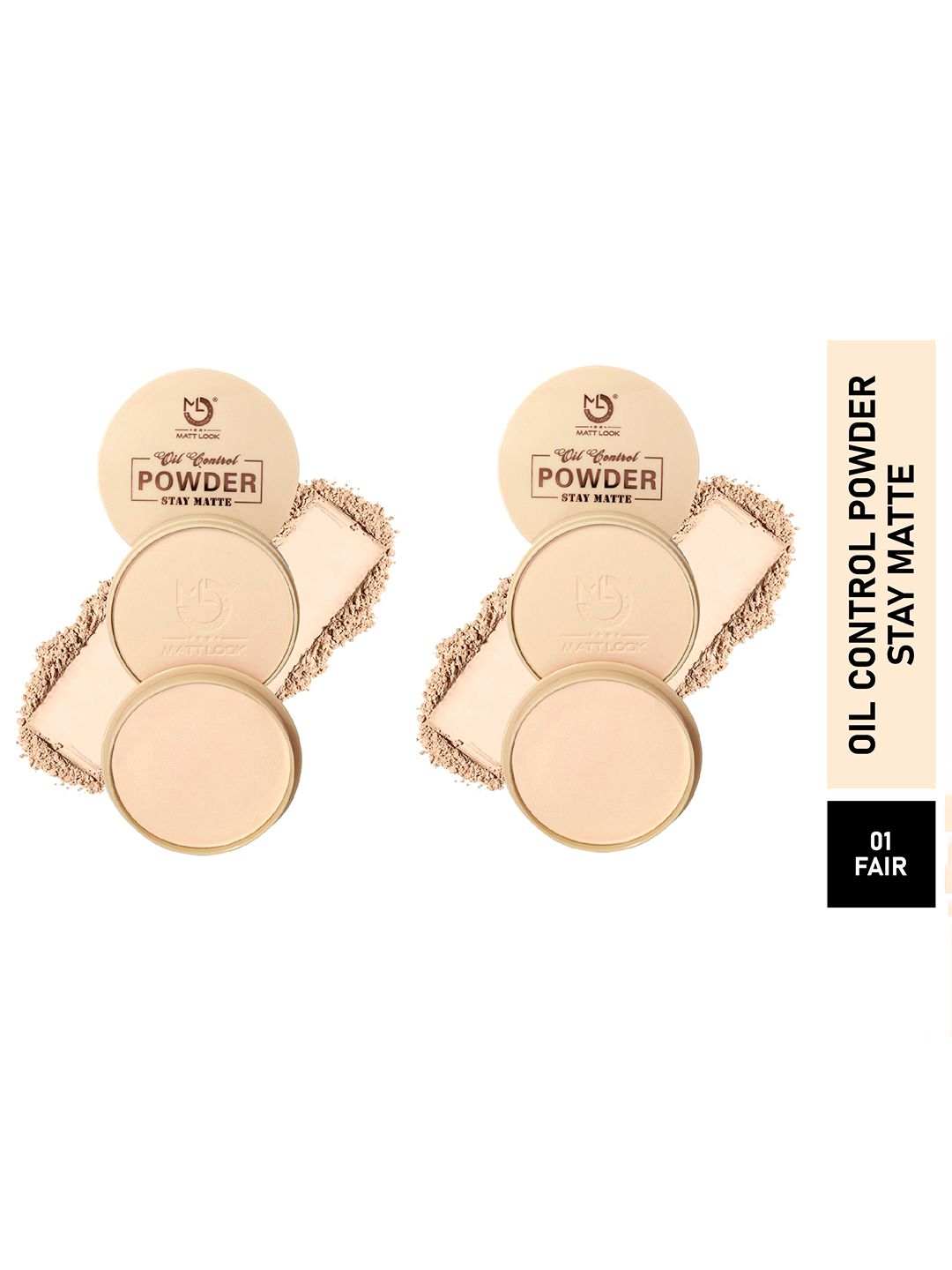MATTLOOK Set of 2 Oil Control Compact Powder - Fair 01-picture-36