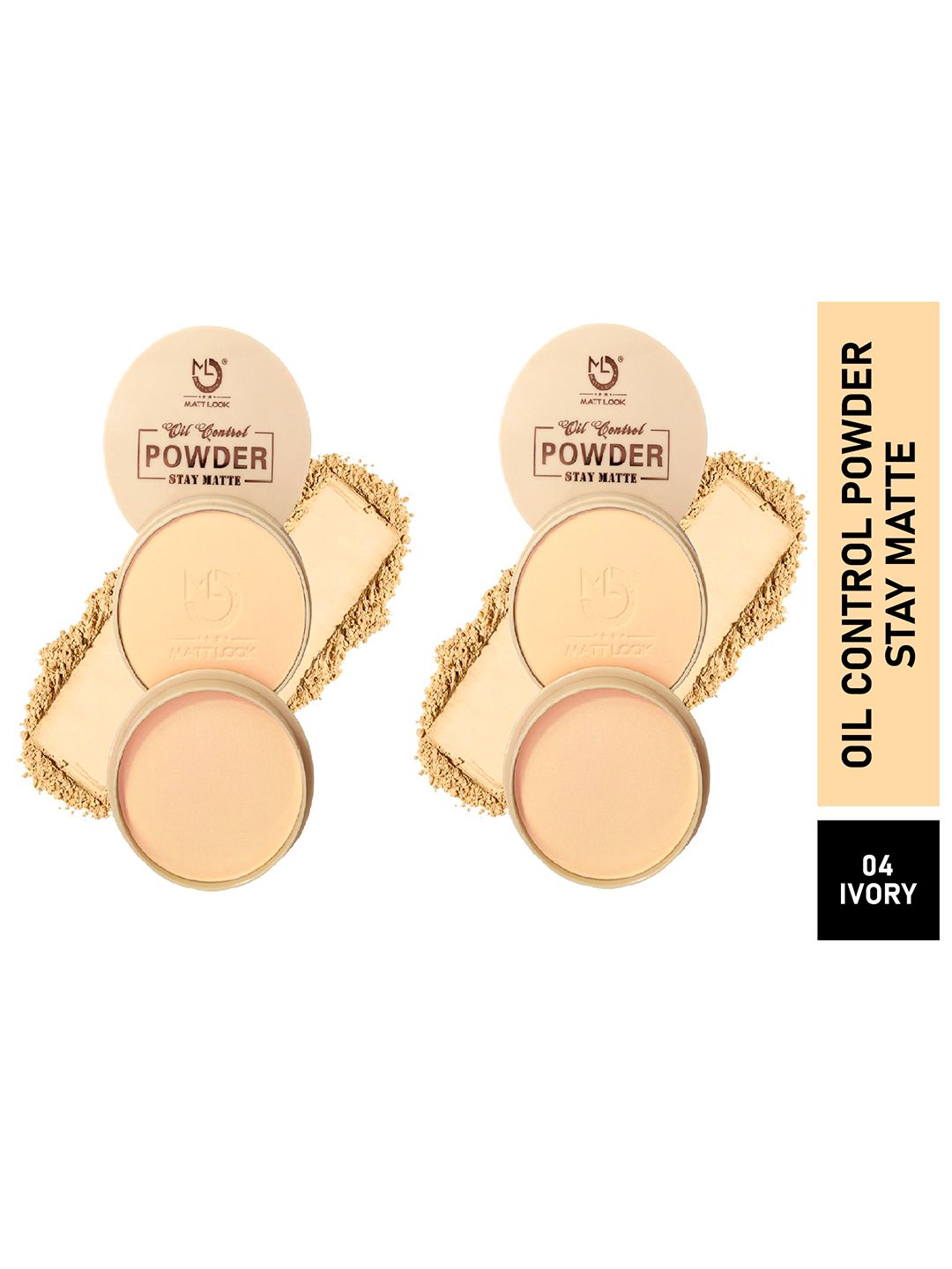 MATTLOOK Set of 2 Oil Control Compact Powder - Ivory 04-picture-55