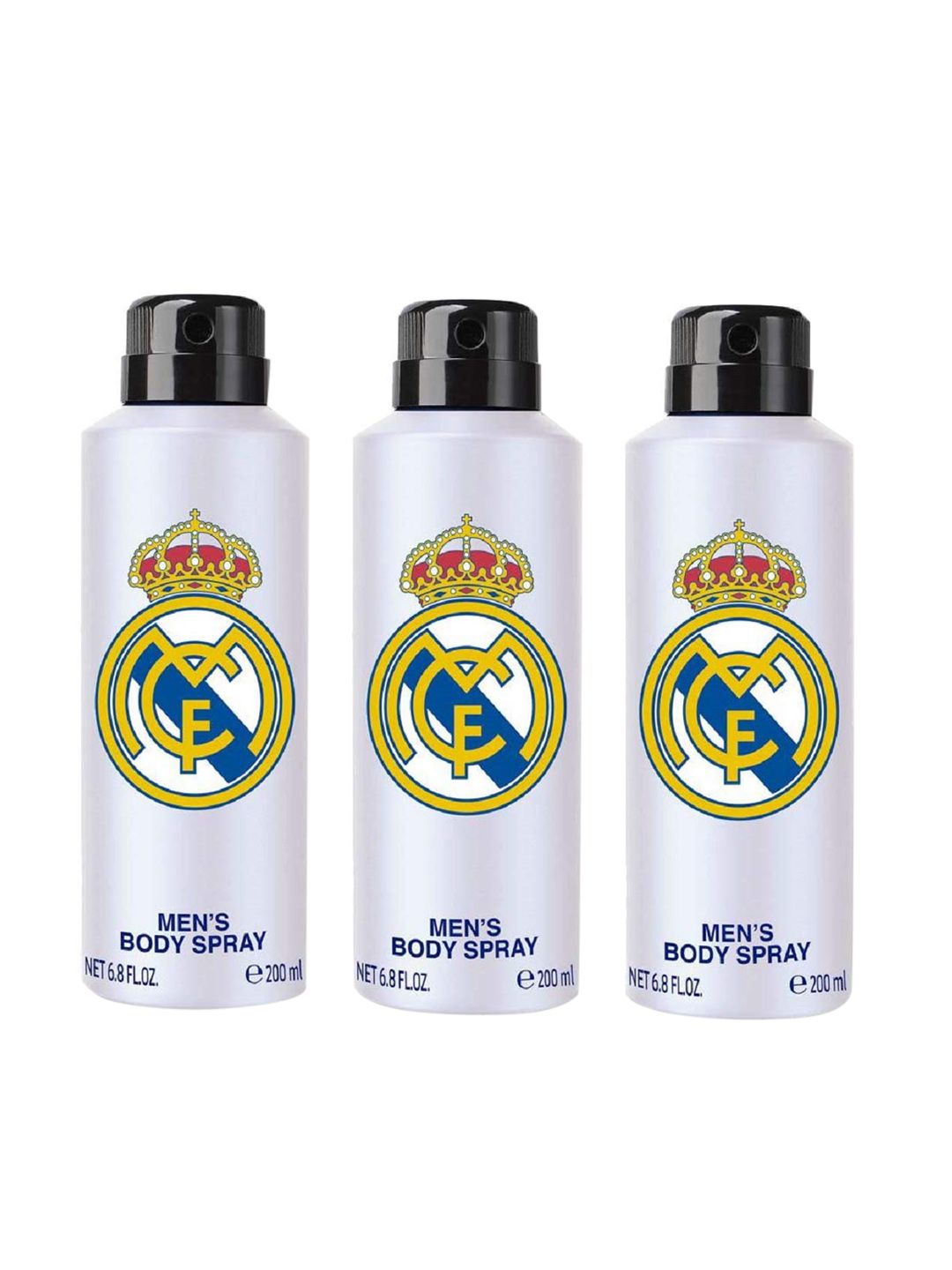 Real Madrid Men Pack Of 3 White Deodorant 600 ml-picture-22