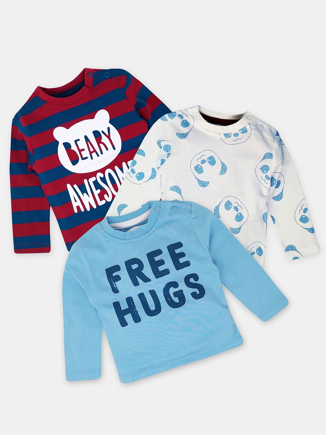 The Boo Boo Club Kids Pack of 3 Printed 3 T-shirt-picture-28