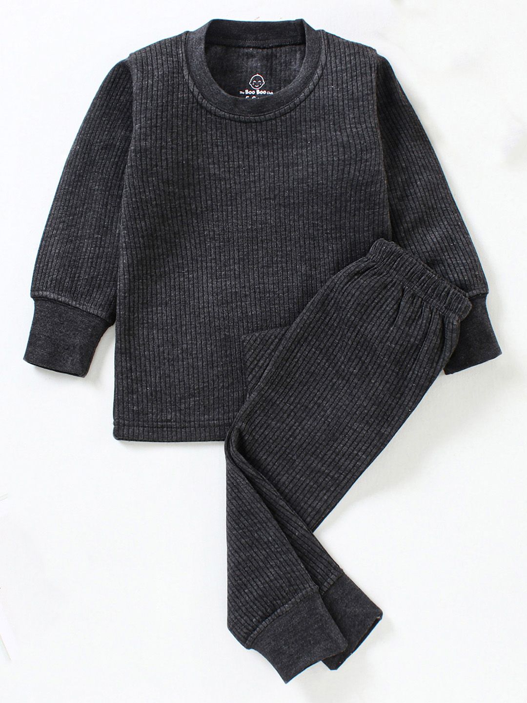 The Boo Boo Club Kids Black Cotton Thermal Set-picture-35