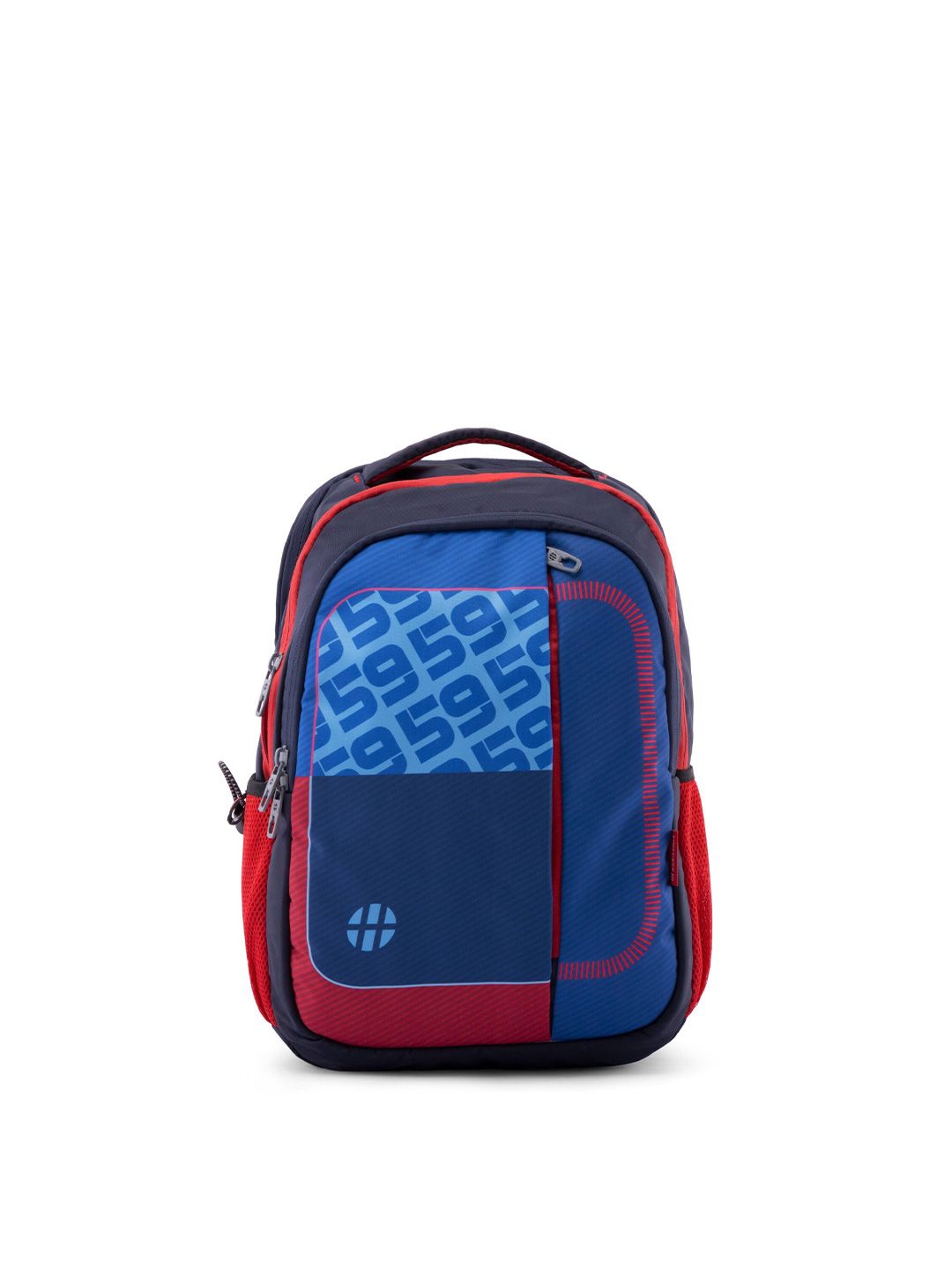 Harissons Unisex Navy Blue & Red Backpack-picture-22
