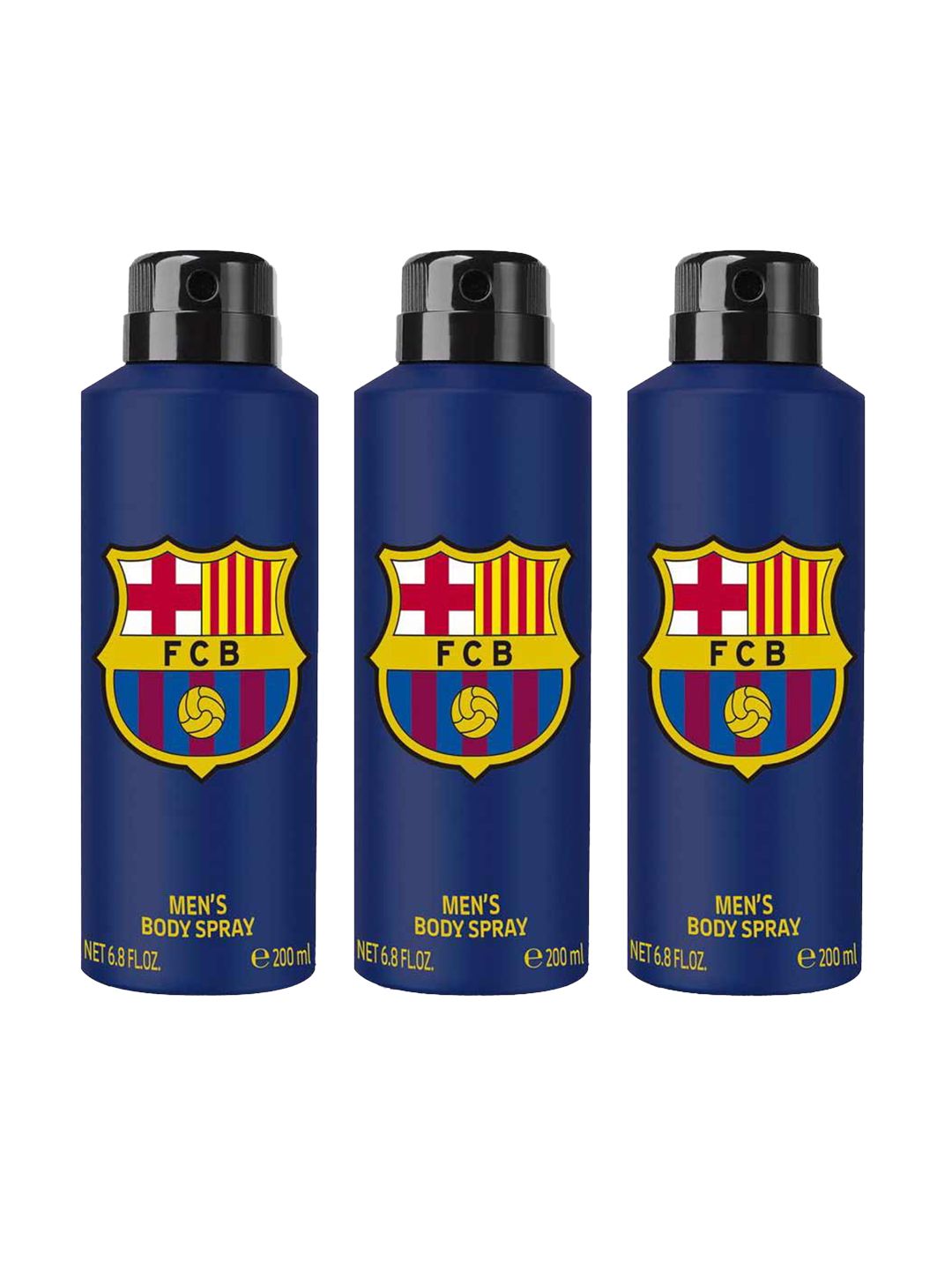 FC Barcelona Men Set Of 3 Blue Deodorant 600ml-image-42
