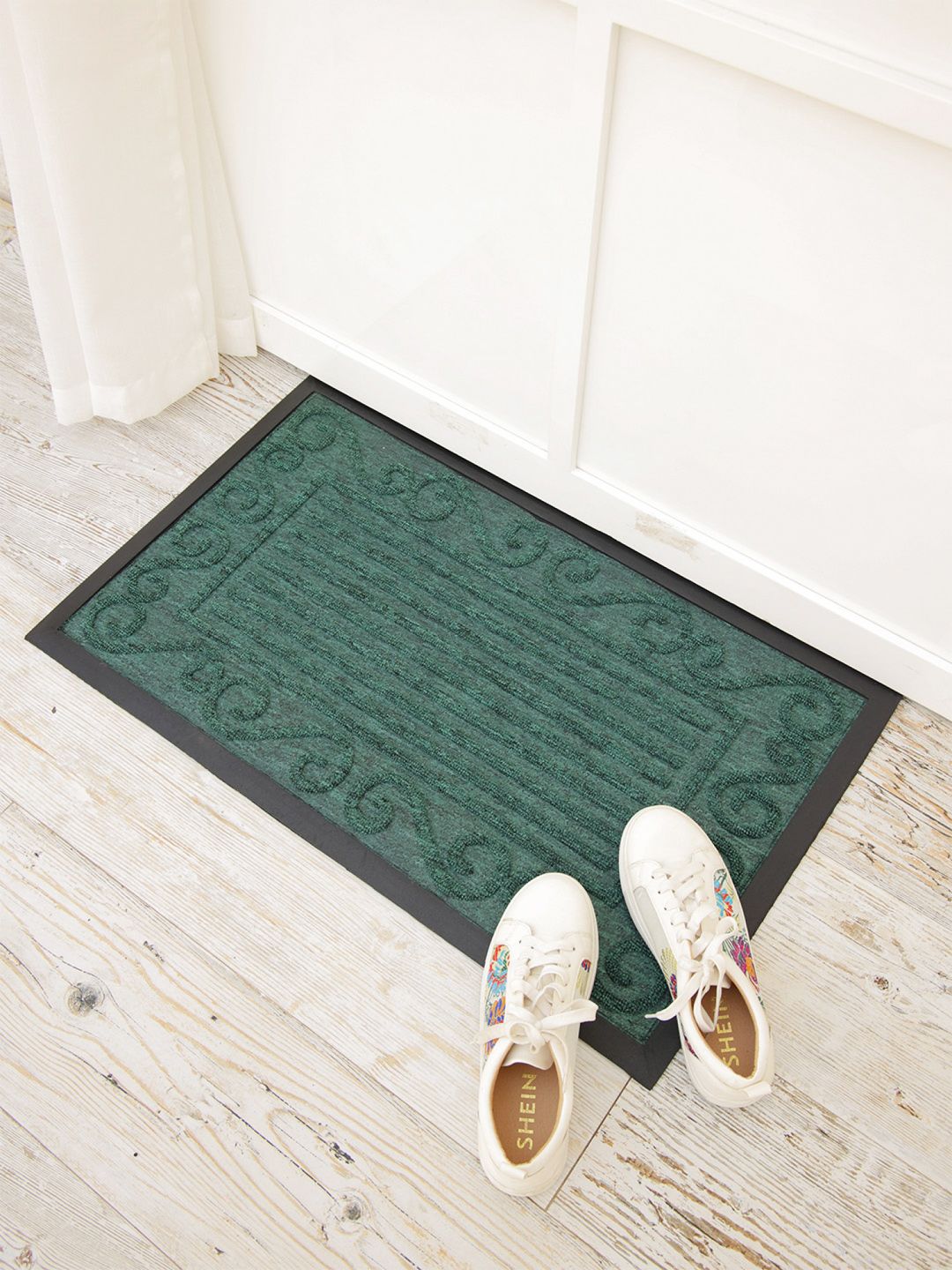 Ariana Green Self-Design Anti-Skid Doormat-image-4