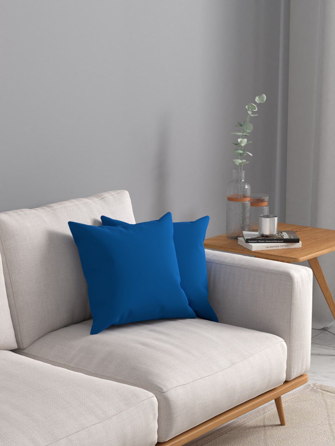 ROSARA HOME Blue Set of 2 Square Cushion Covers-image-45