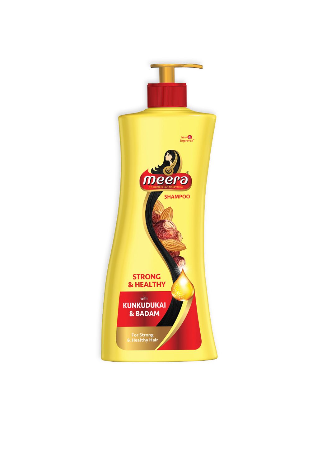 Meera GOODNESS OF TRADITION Strong & Healthy Shampoo with Kunkudukai and Badam 650ml-image-19