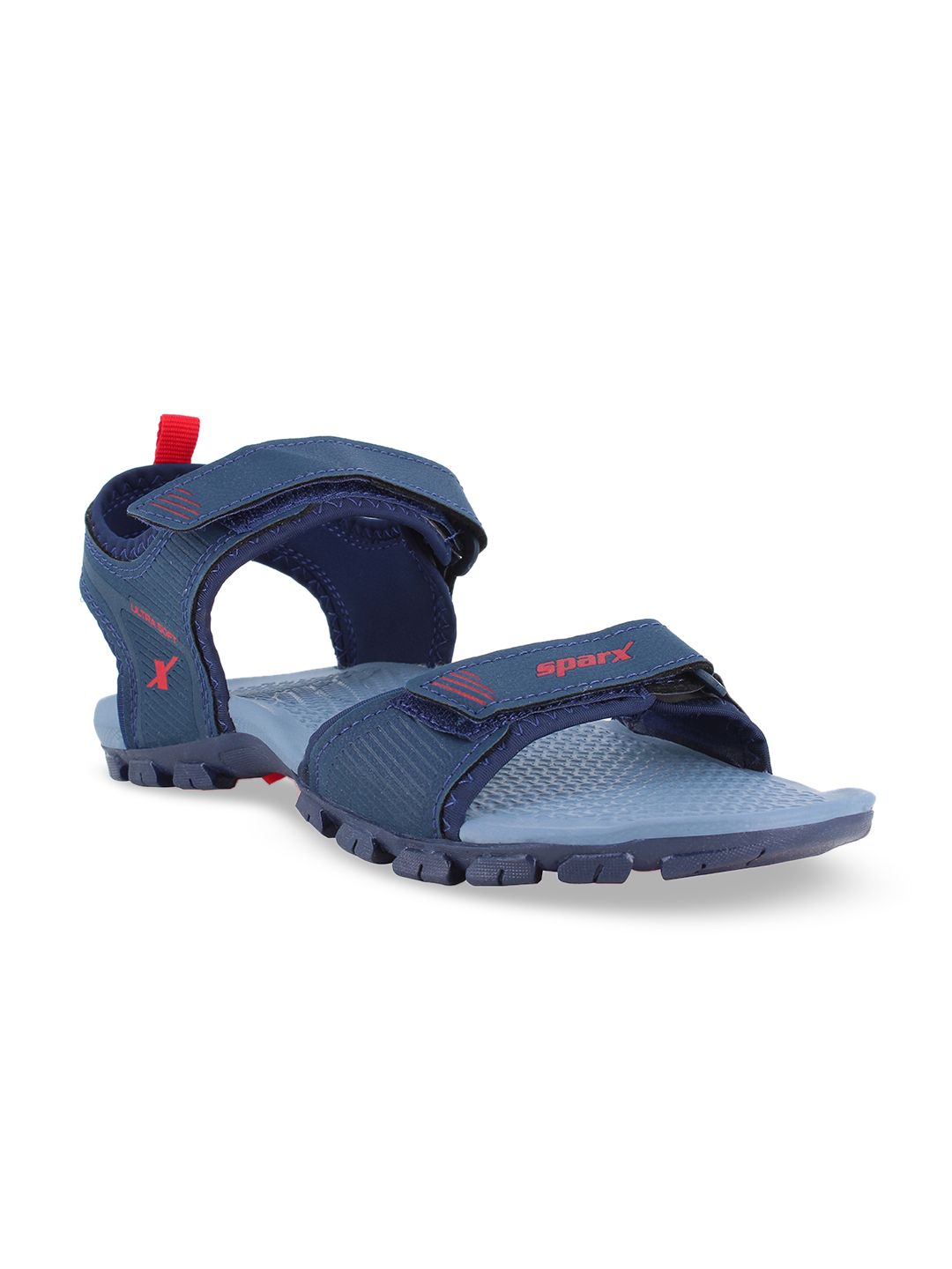 Sparx Men Navy Blue & Red Solid Sports Sandals-image-42