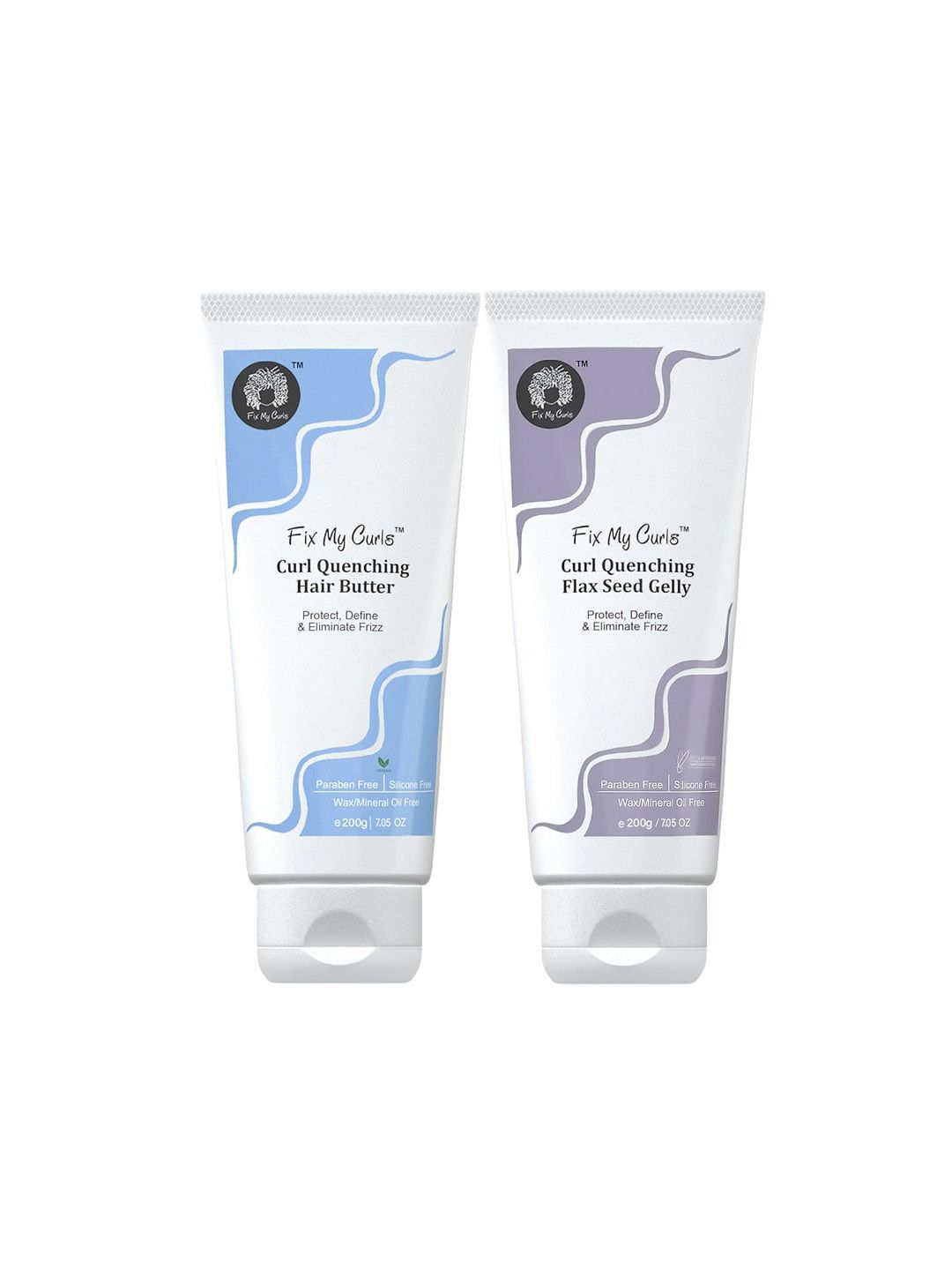 Fix My Curls Set of 2 Moisture Styling Curl Quenching Creame For Curly And Wavy Hair-image-8