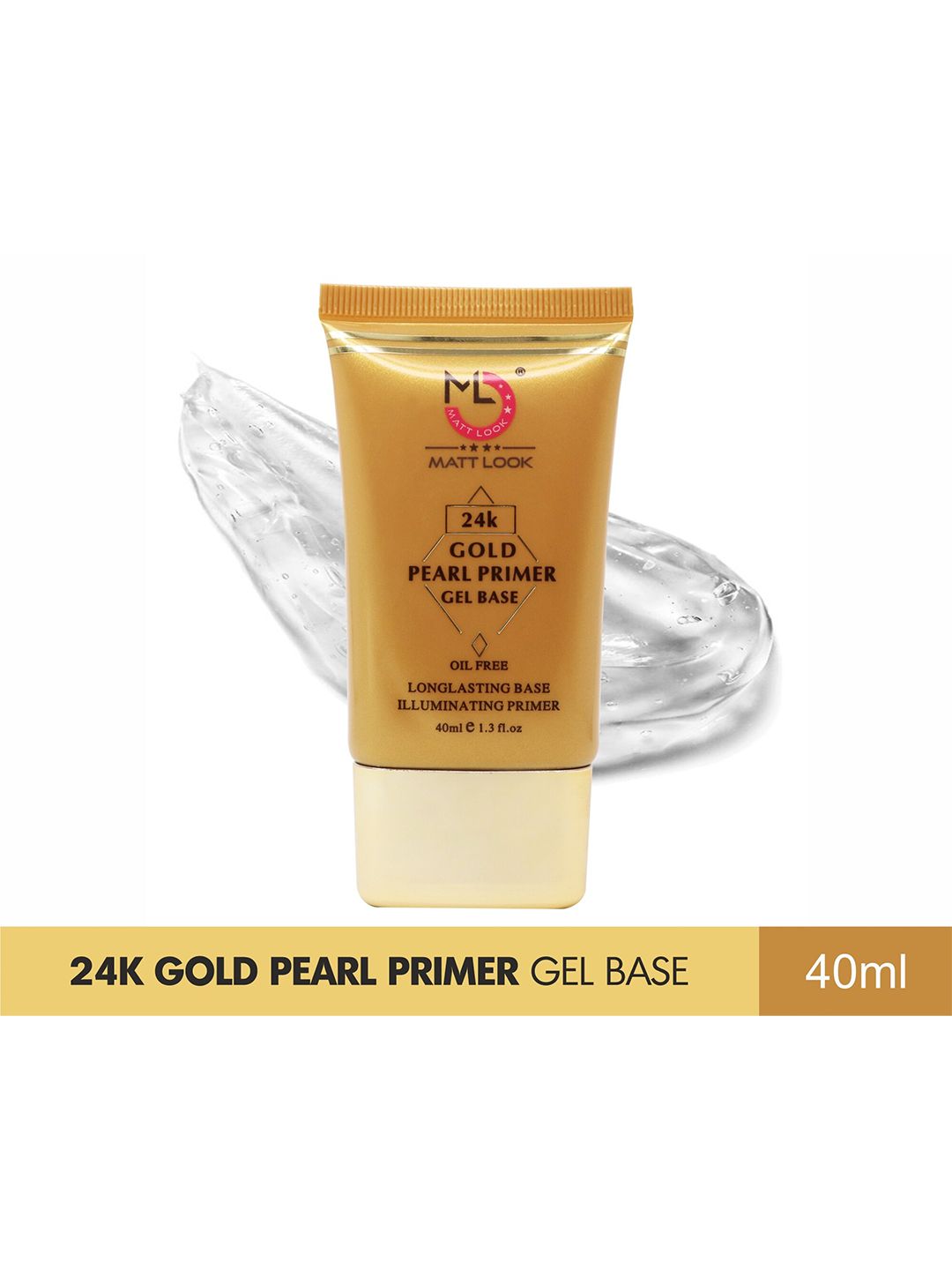 MATTLOOK 24K Gold Oil Free & Longlasting Pearl Primer Gel Base 40ml-picture-31