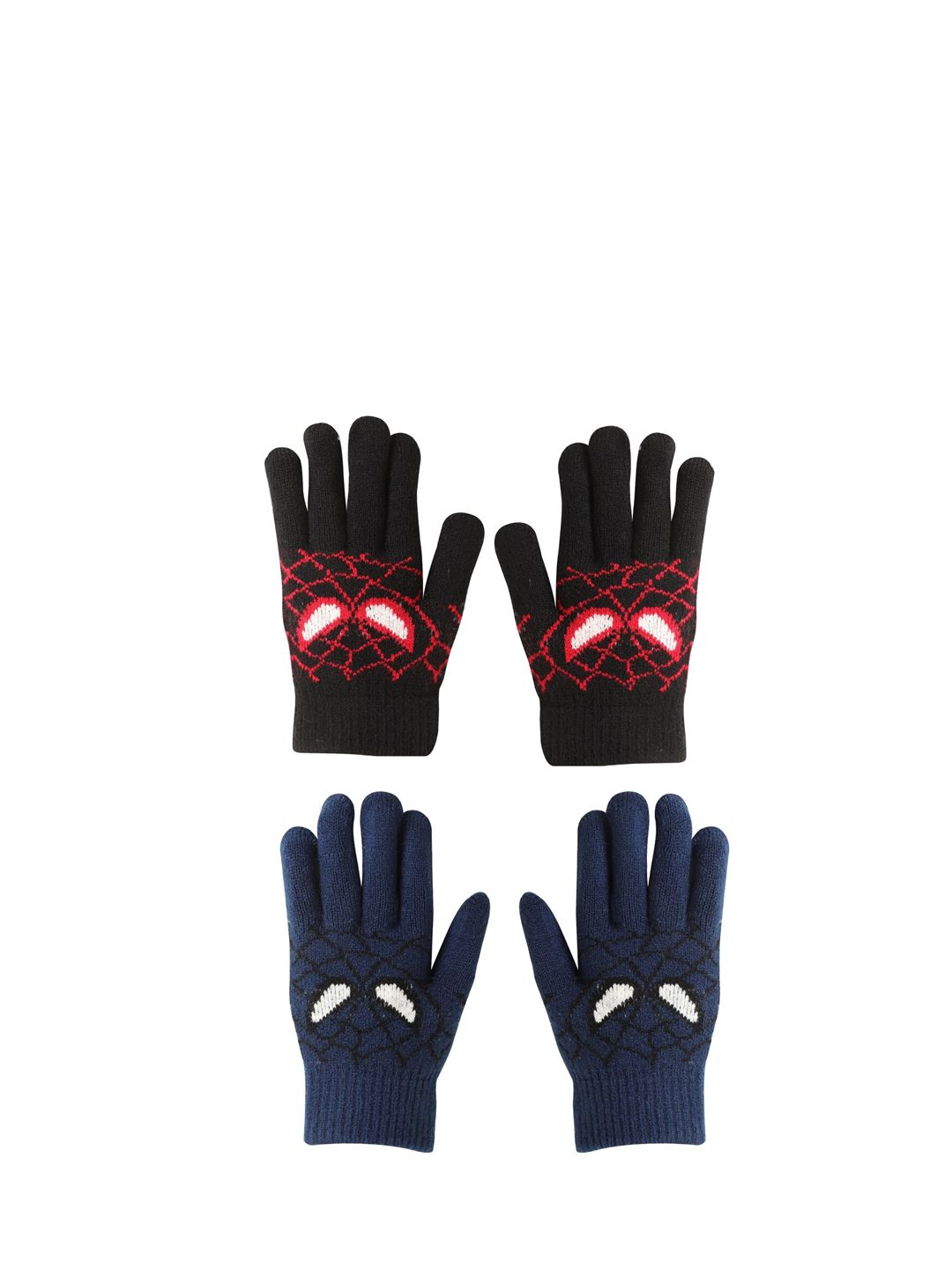 FabSeasons Kids Pack Of 2 Patterned Hand Gloves-picture-12