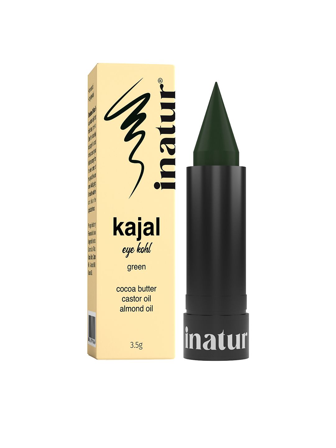 Inatur Green Organic Eye Kohl Kajal -3.5g-image-7
