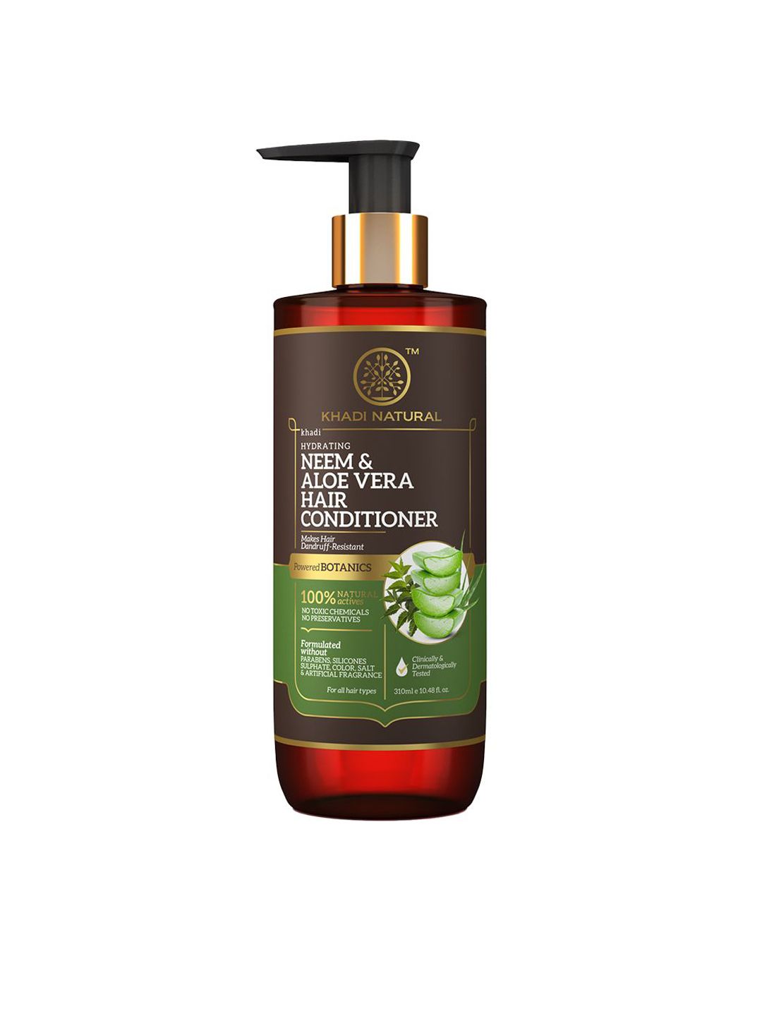 Khadi Natural Hydrating Neem & Aloe Vera Powered Botanics Hair Conditioner 310 ml-picture-30