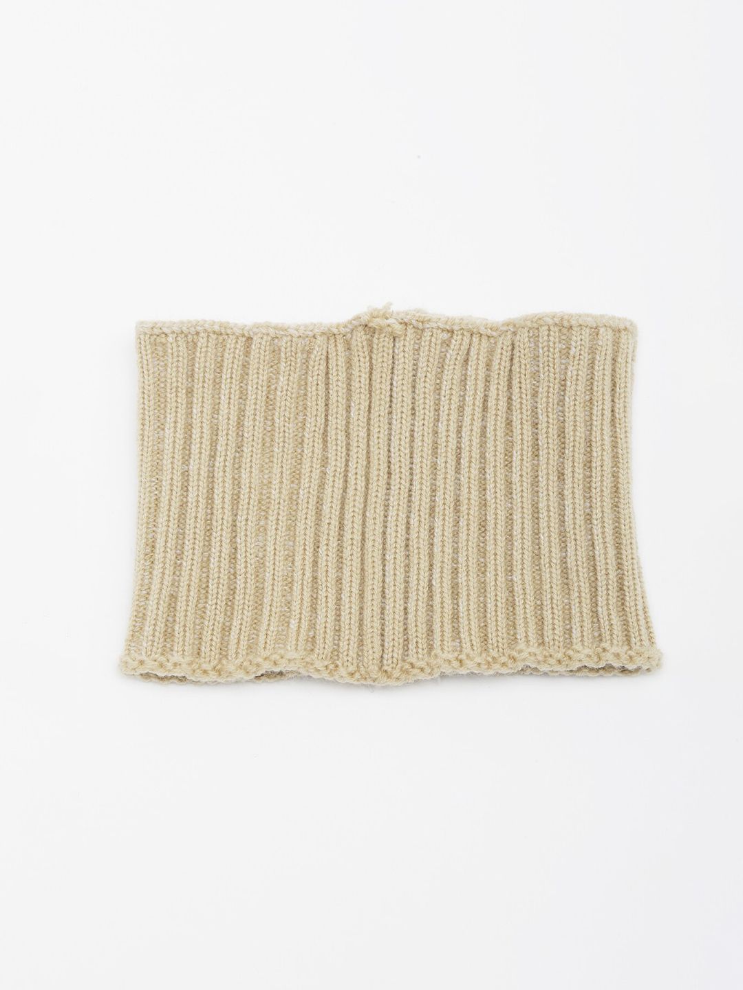 Bharatasya Men Beige Self Design Knitted Ski Headband-image-15