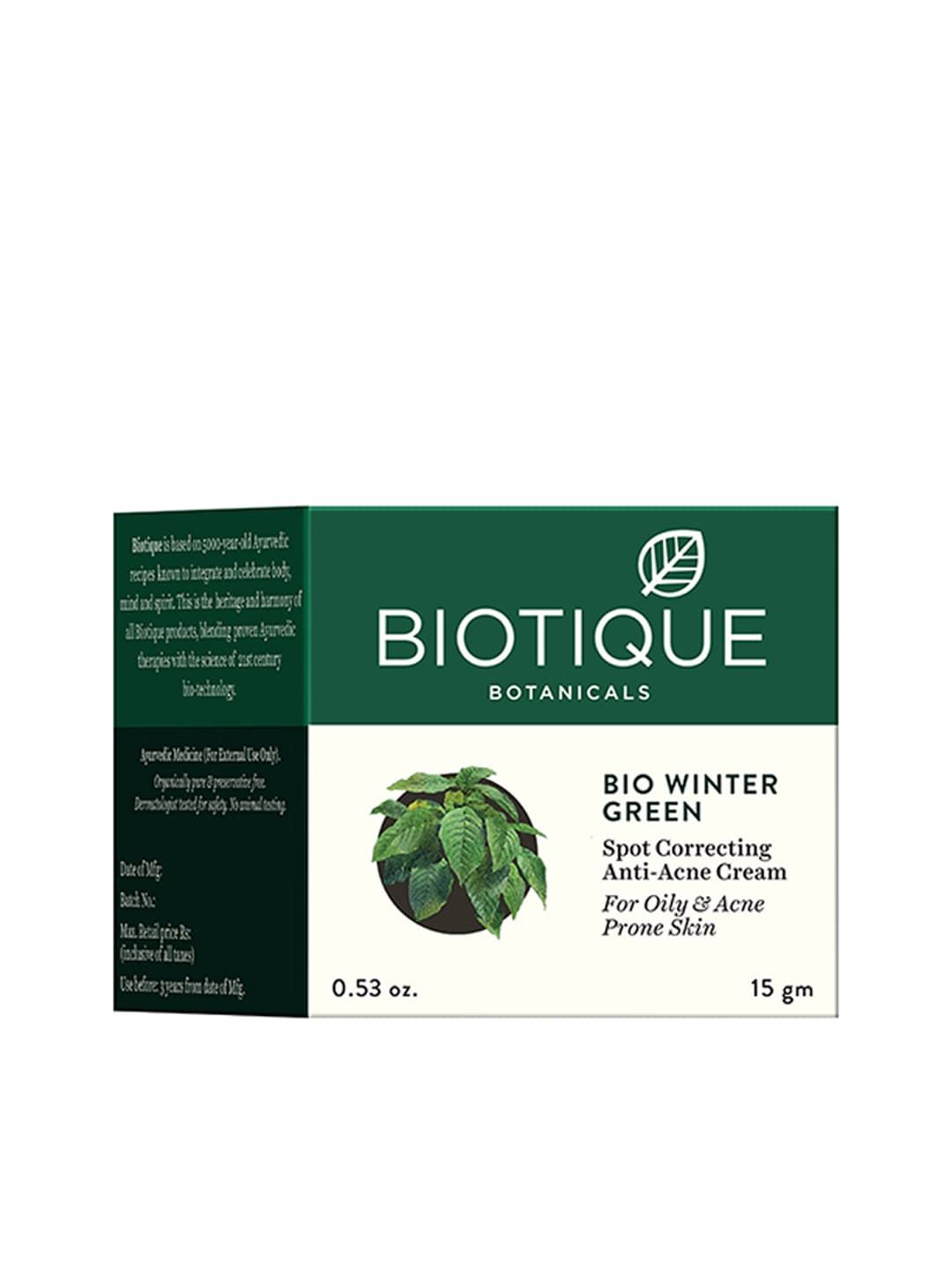 Biotique Winter Green Spot Correcting Anti-Acne Cream 15 g-image-21