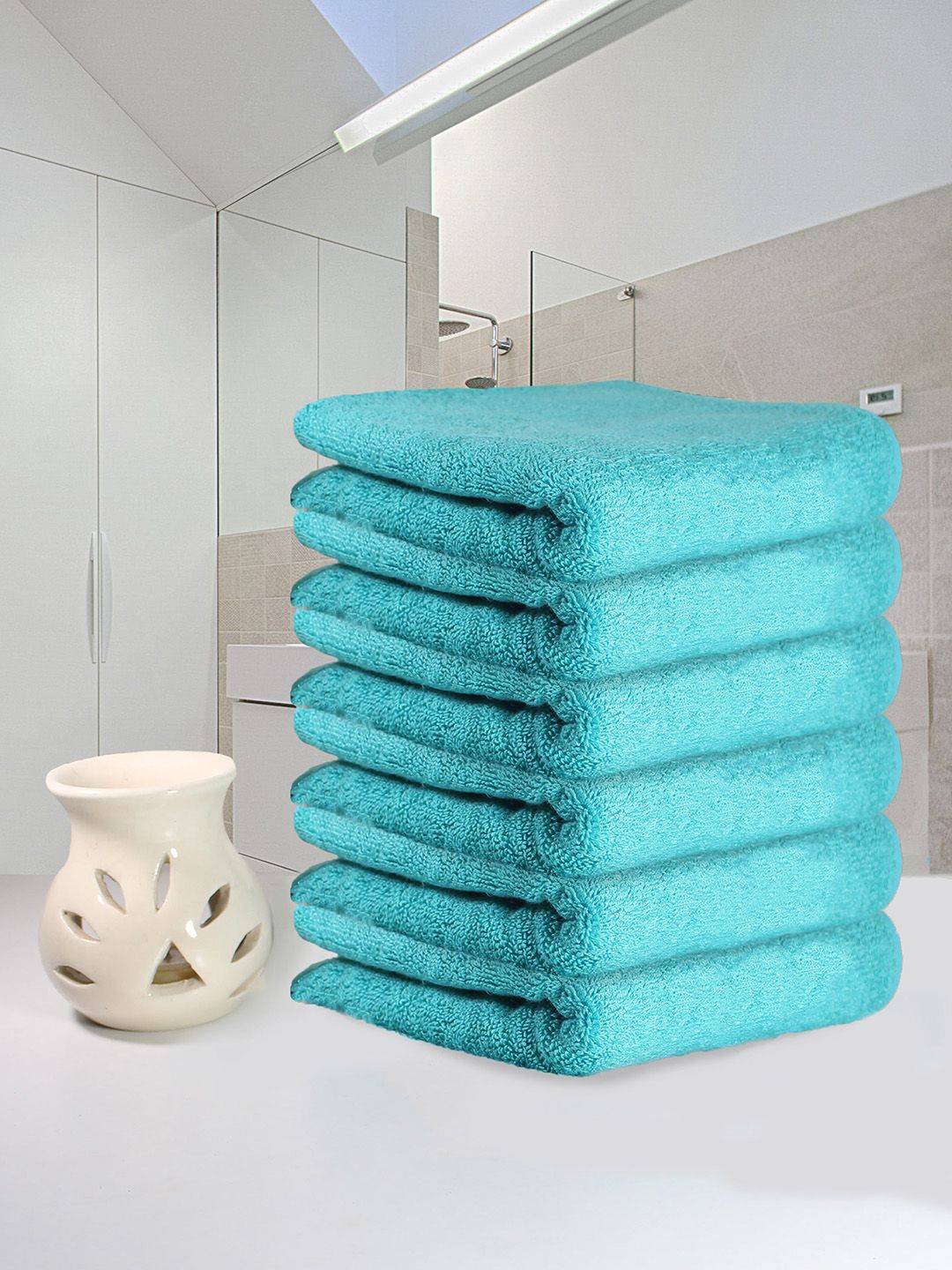 Heelium Set Of 6 Super Soft & Quick Absorbent 600 GSM Bamboo Hand Towels-picture-29