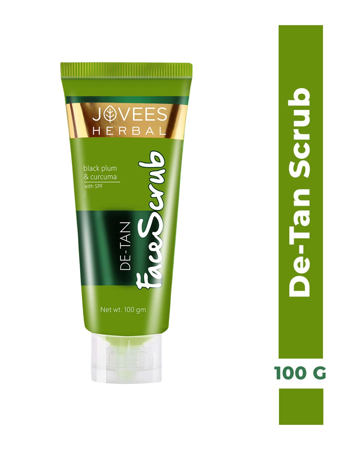 Jovees De-Tan Face Scrub with SPF Turmeric & Aloe Vera To Remove Dead Skin - 100g-image-48