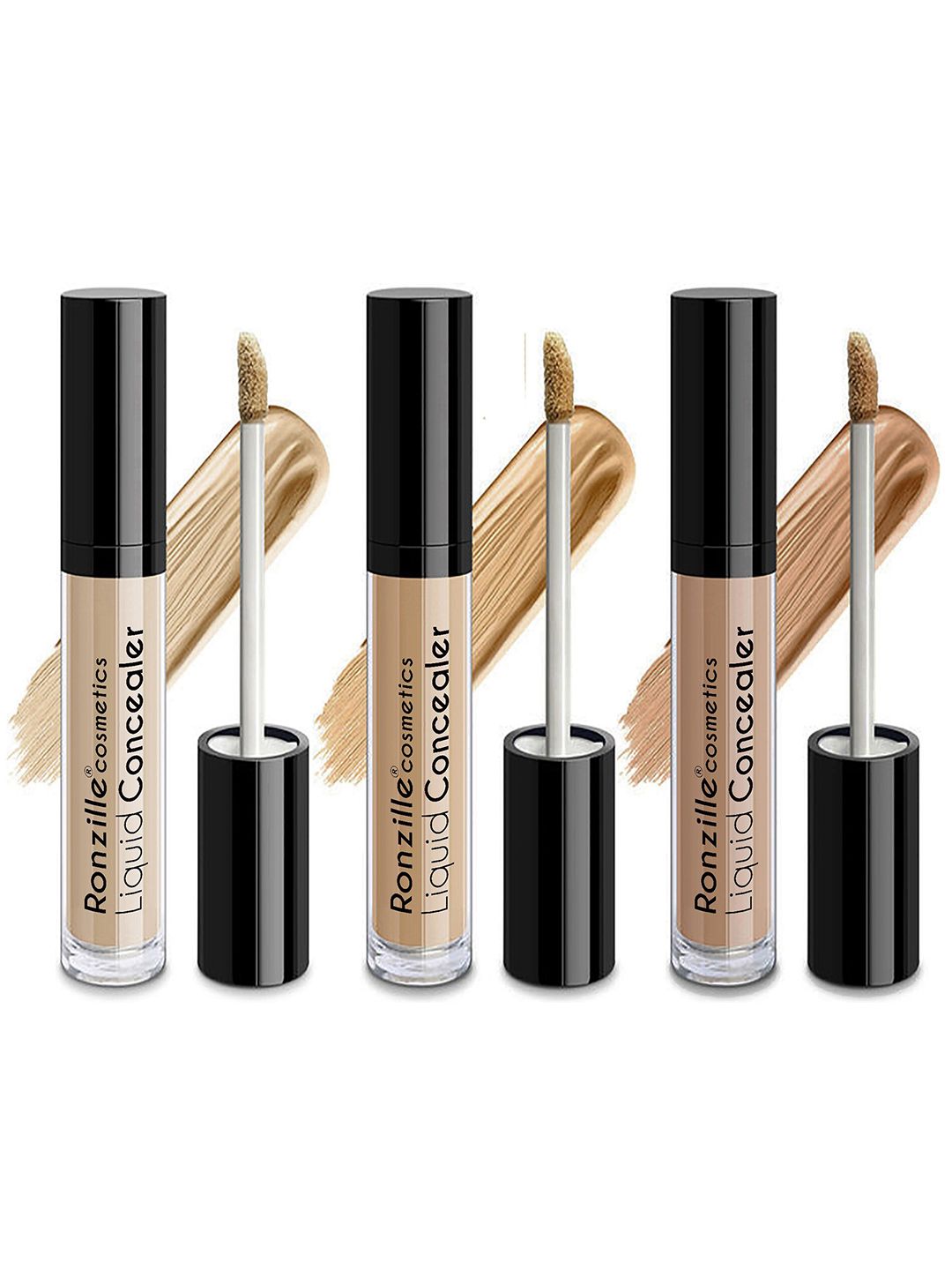Ronzille Set of 3 Waterproof Matte Liquid Concealer Shade - 01,02,03-picture-28