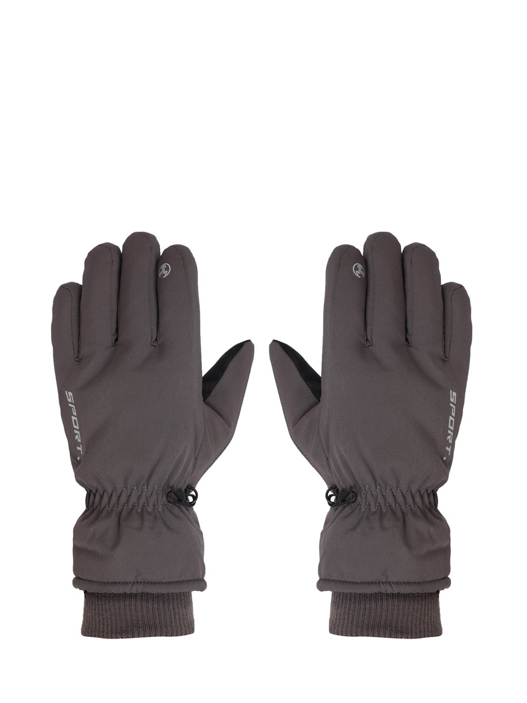FabSeasons Unisex Charcoal Grey Waterproof Winter Gloves