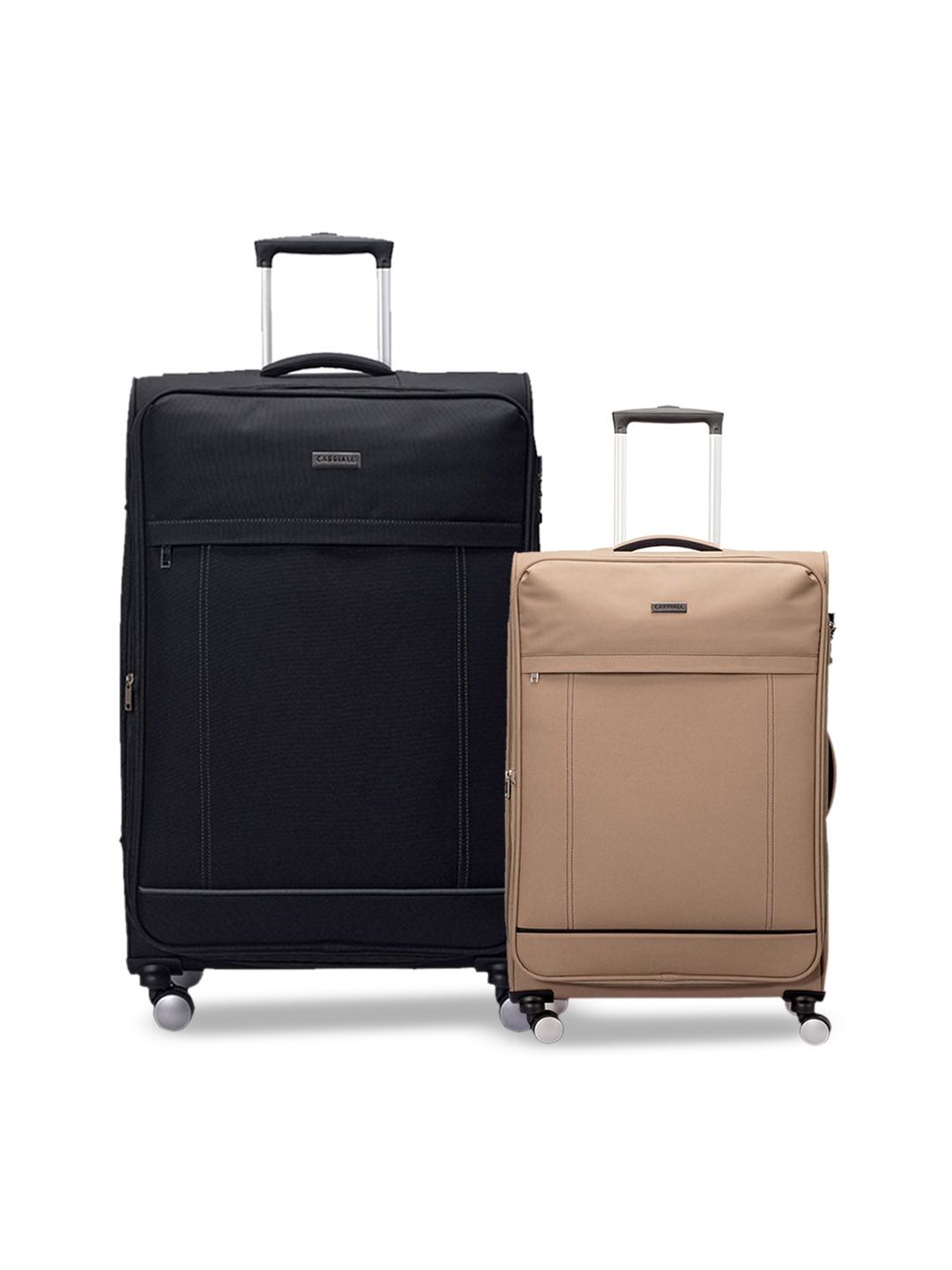 CARRIALL Black & Beige CARRIALL Large & Small Combo Set of 2 Luggage-picture-42