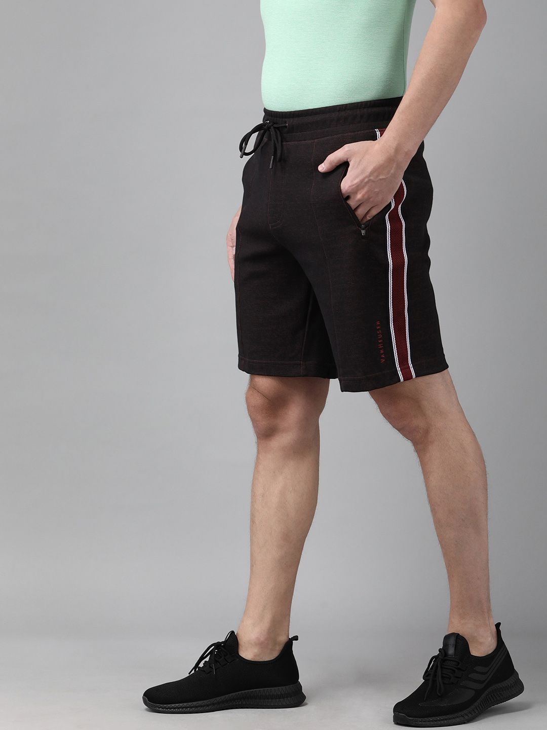 van heusen innerwear Van Heusen Athleisure Men Breathable Zipper Pocket Knit Shorts-picture-38