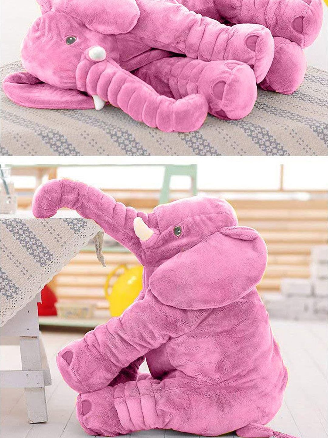 DearJoy Pink Cotton Elephant Shaped Baby Pillow