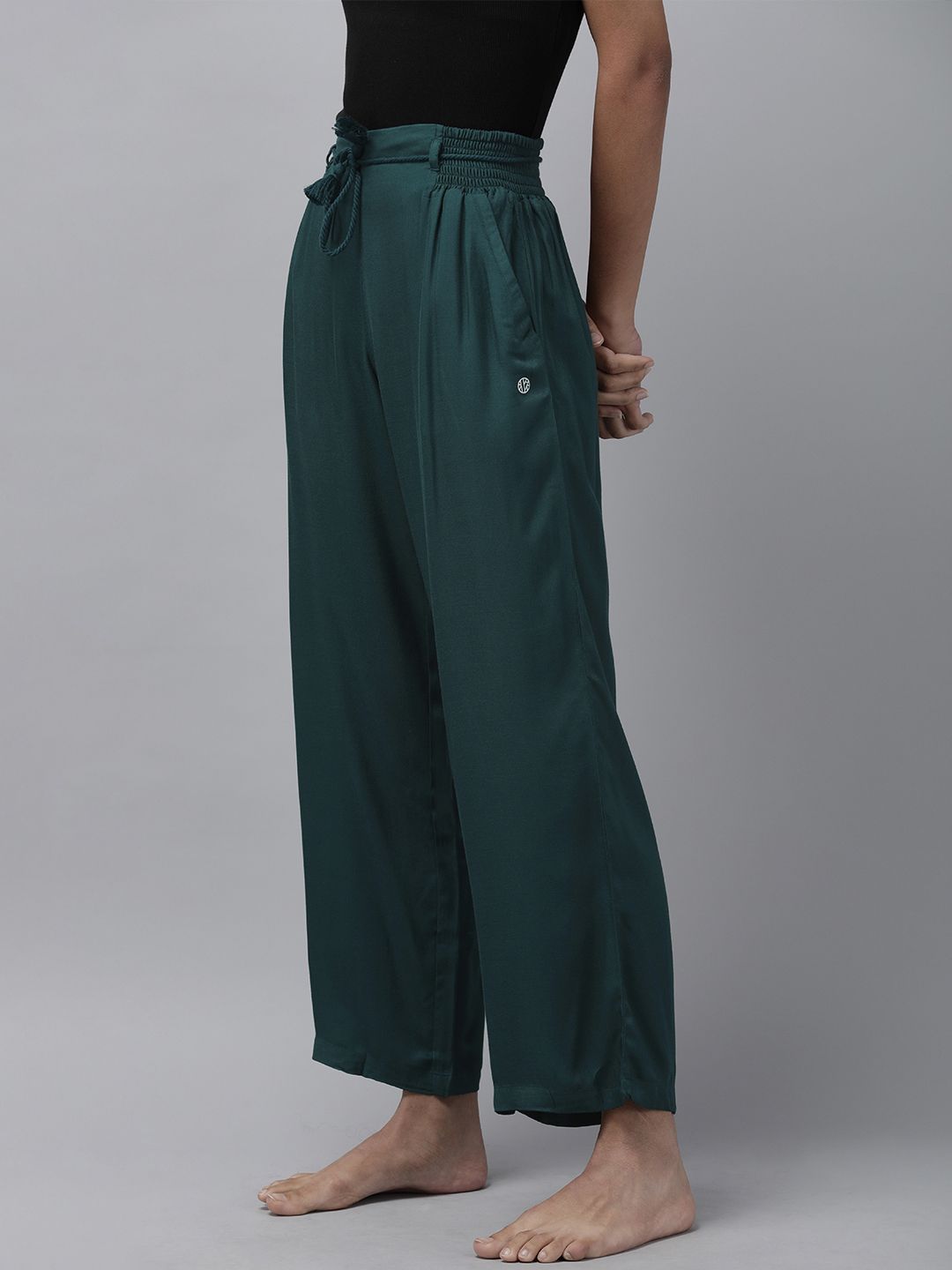 Van Heusen Women Smocked Waistband Functional Pocket Lounge Pants-picture-25