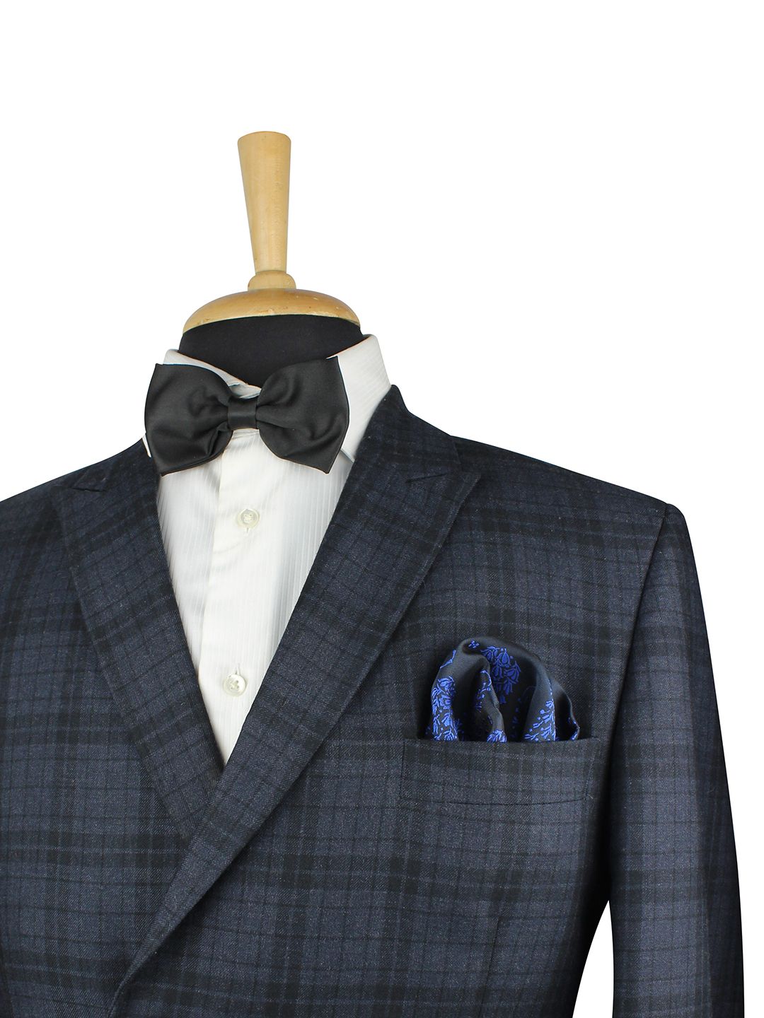 kavove KOVOVE Men Navy Blue Printed Pocket Square-picture-10