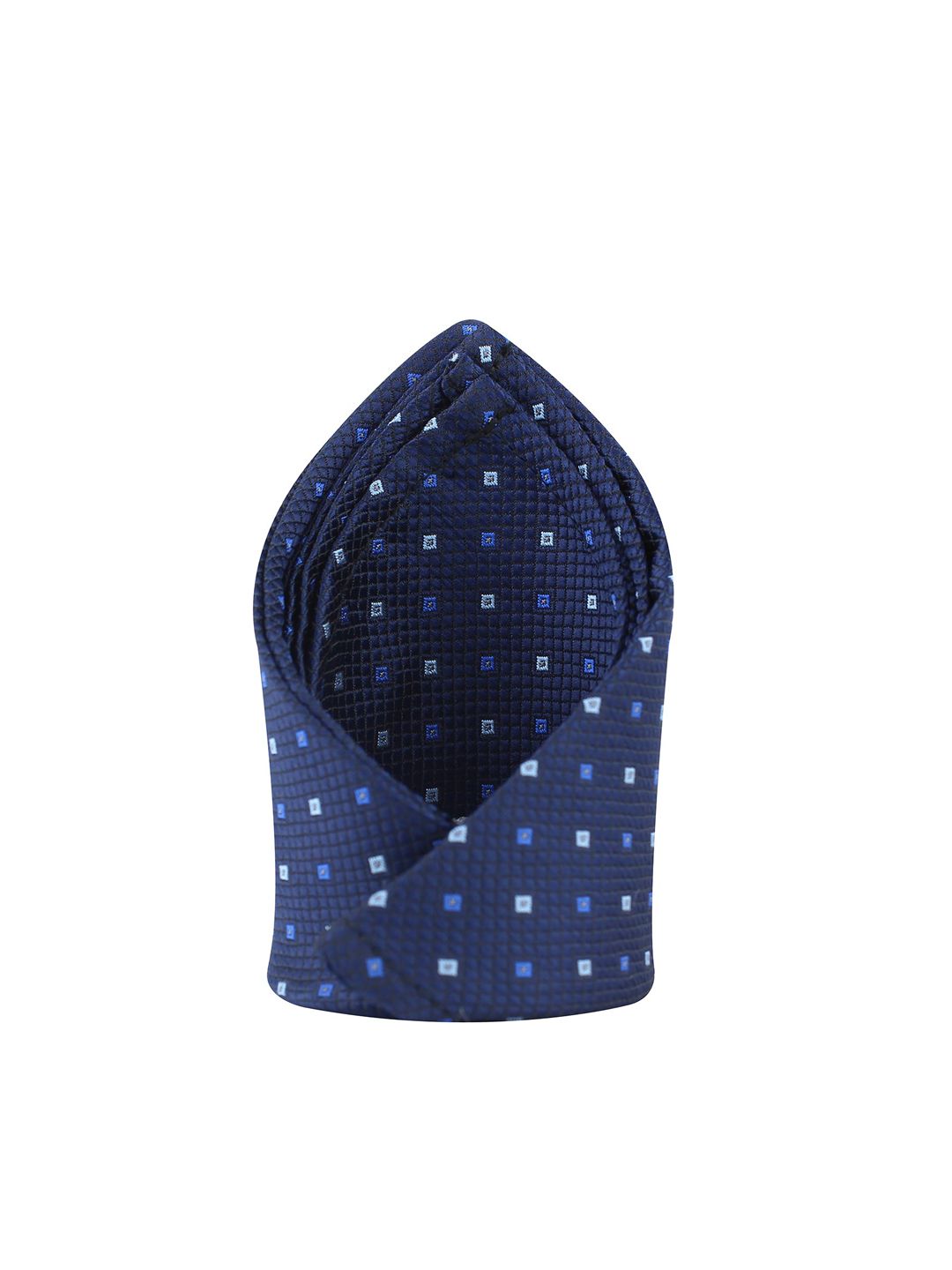 kavove KOVOVE Men Blue Self-Design Pocket Square-picture-19