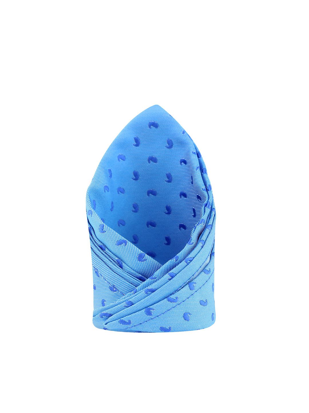 KOVOVE Men Blue Printed Pocket Square-image-29