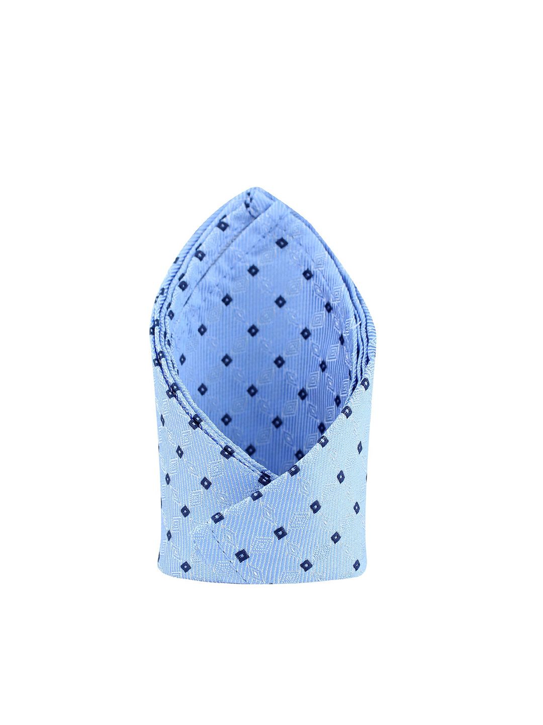 kavove KOVOVE Men Blue Printed Pocket Square-picture-55