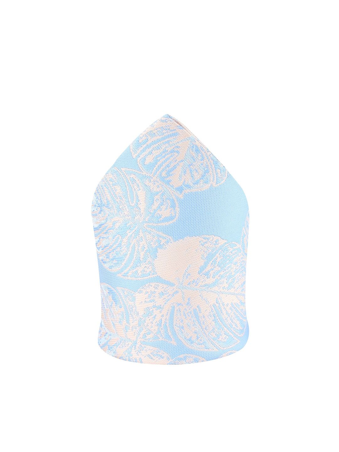 KOVOVE Men Blue & Pink Self-Designed Pocket Square-image-17