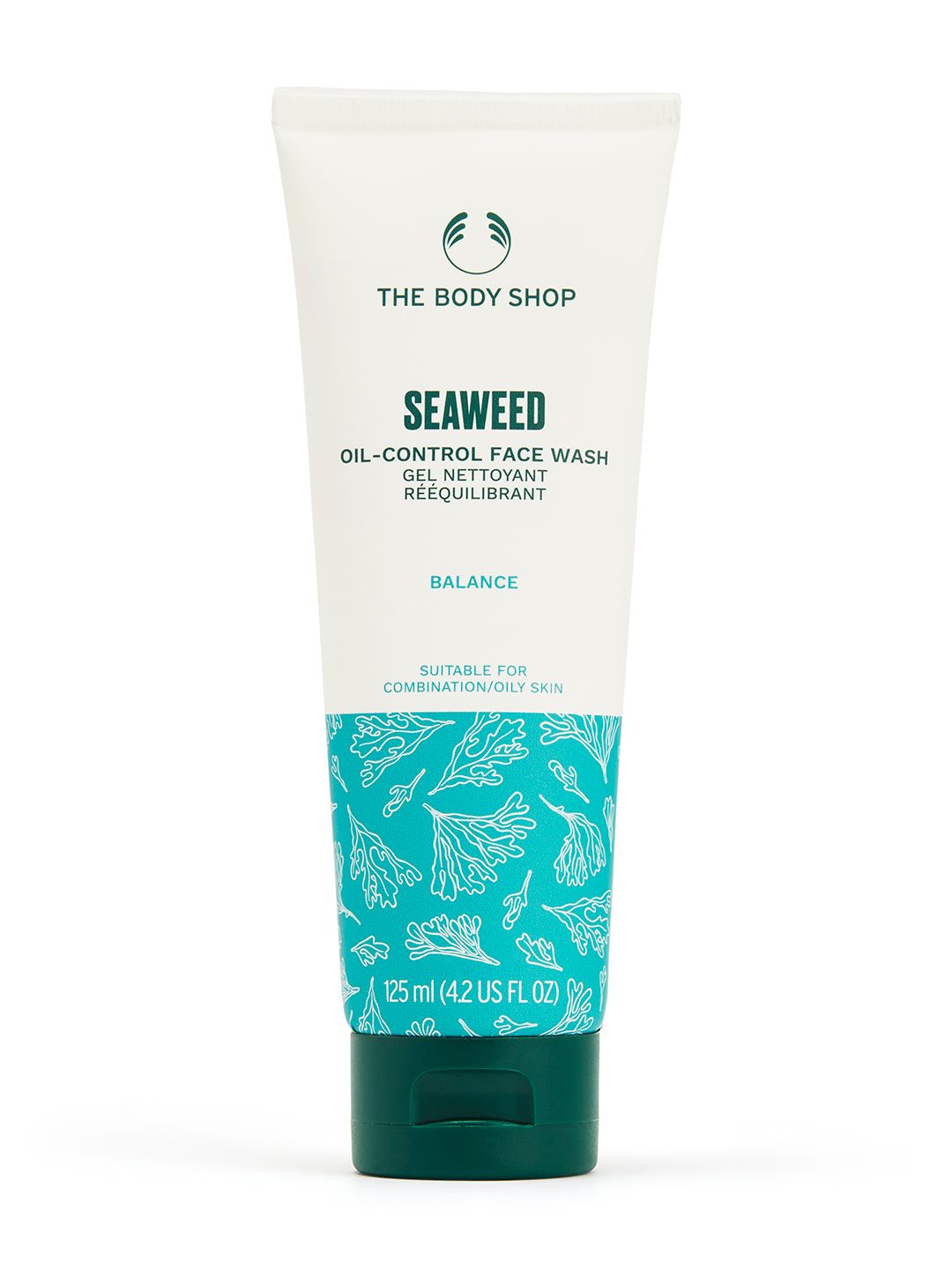 THE BODY SHOP Seaweed Cleansing Gel Sustainable Face Wash for Oily-Combination Skin 125 ml-image-41