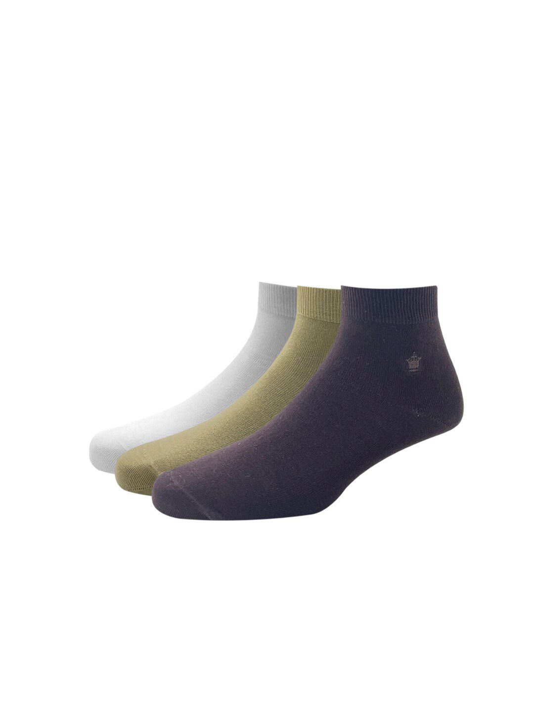 Louis Philippe Men Pack Of 3 Above Ankle-Length Socks-picture-33