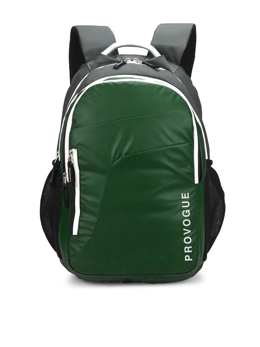 provogue x fwd Provogue Unisex Olive Green & Black Brand Logo Backpack with Reflective Strip-picture-28