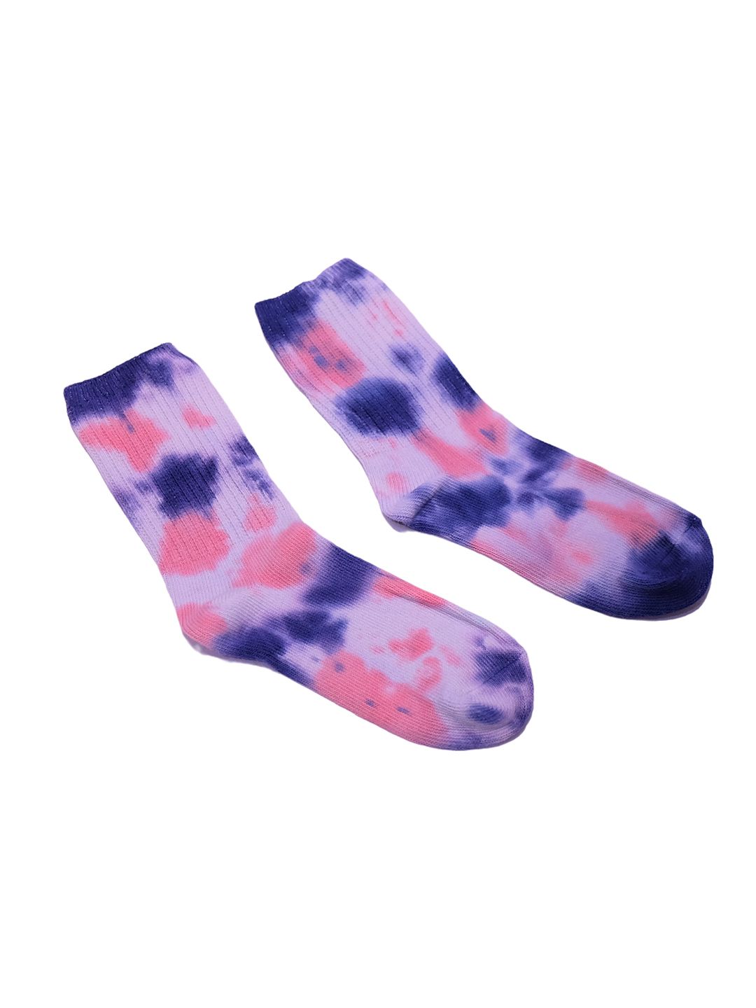 TIPY TIPY TAP Kids Pink & Purple Patterned Above Ankle-Length Socks-image-2