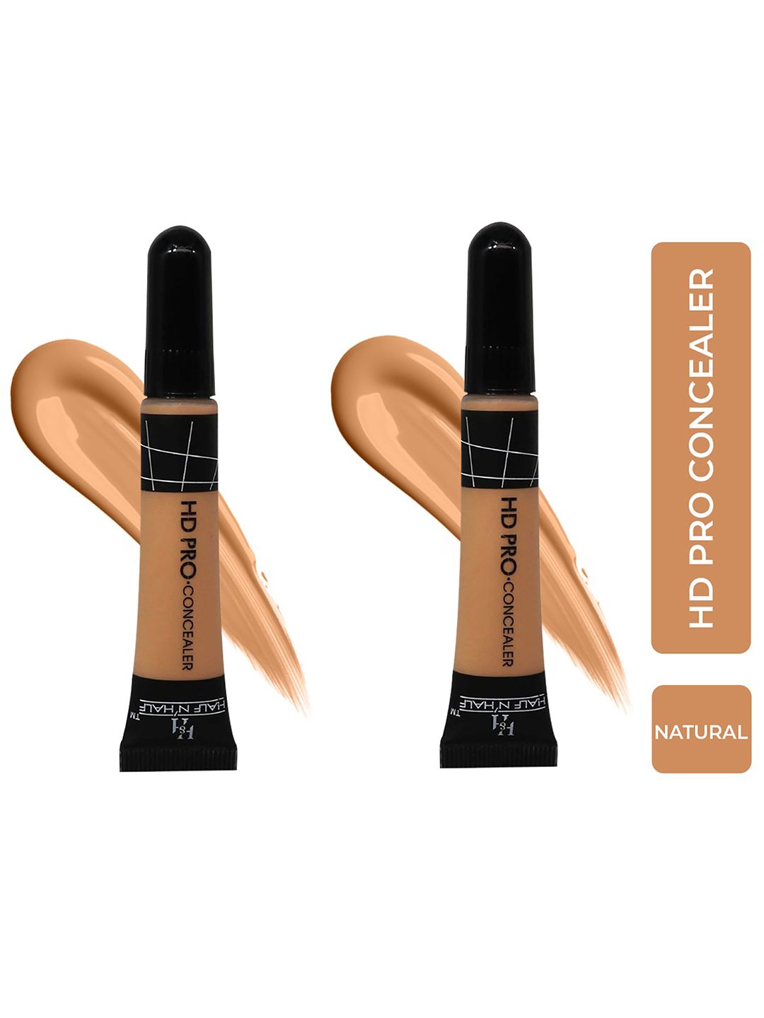 Half N Half Pack of 2 Hd-Pro Face Makeup Concealer - Natural-image-27