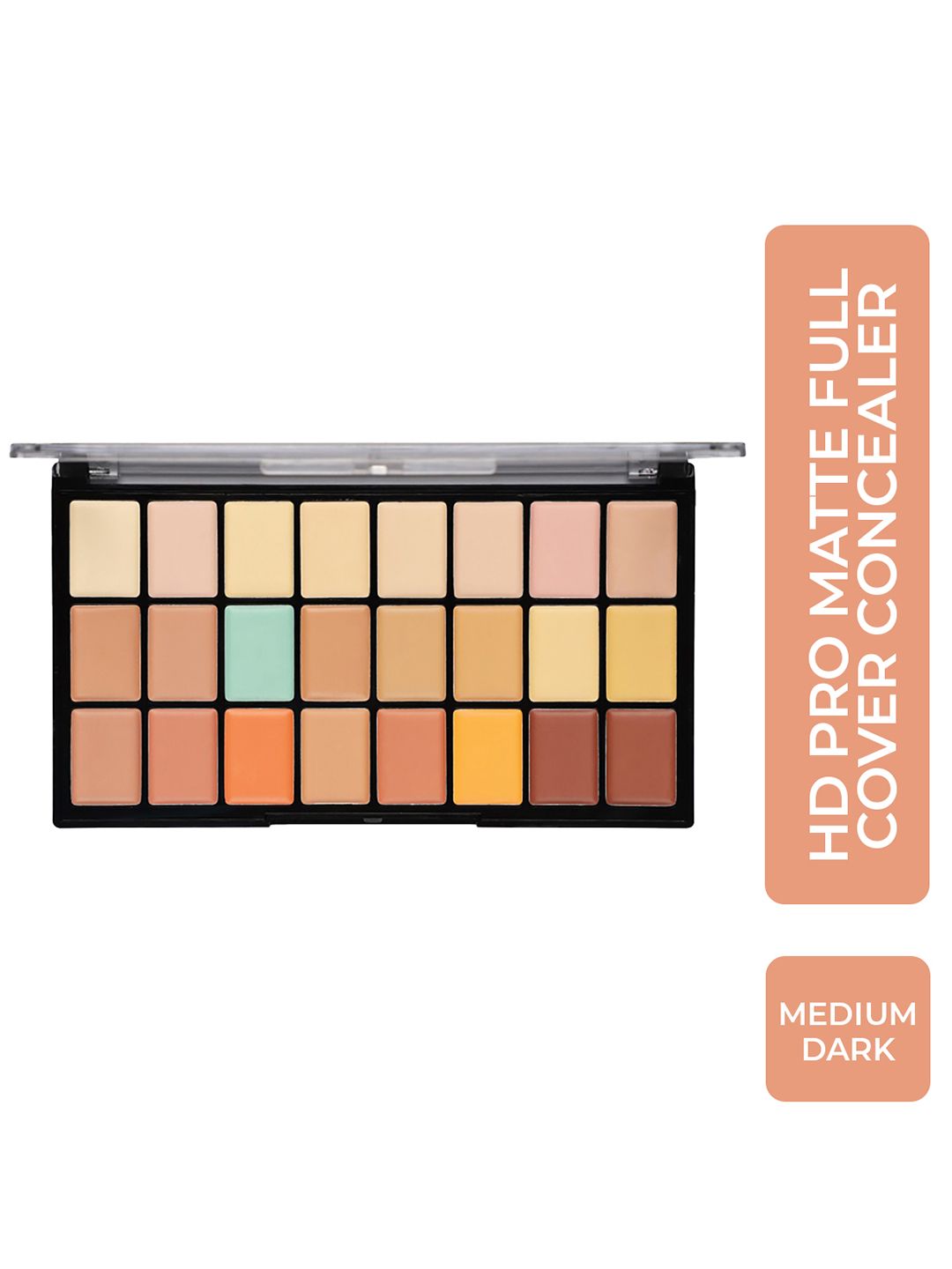 Half N Half HD Pro Matte Concealer Pallete - 03 - Medium Dark-image-30